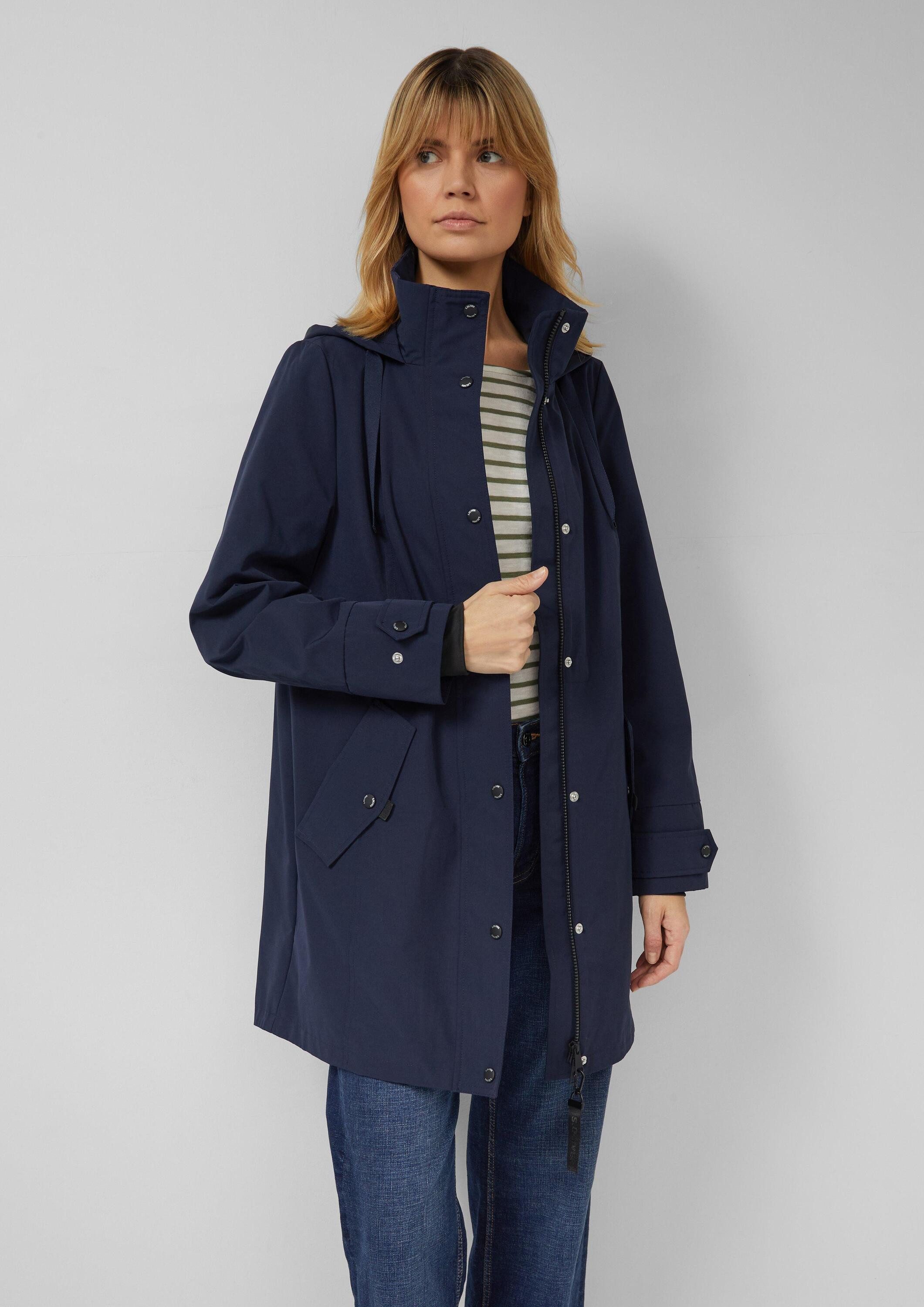 s.Oliver Parka Outdoor-Jacke Parka mit Kapuze und Taillenregulierung günstig online kaufen