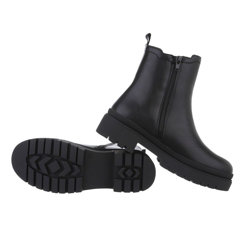 Ital-Design Damen Freizeit Plateaustiefelette (84206518) Blockabsatz günstig online kaufen