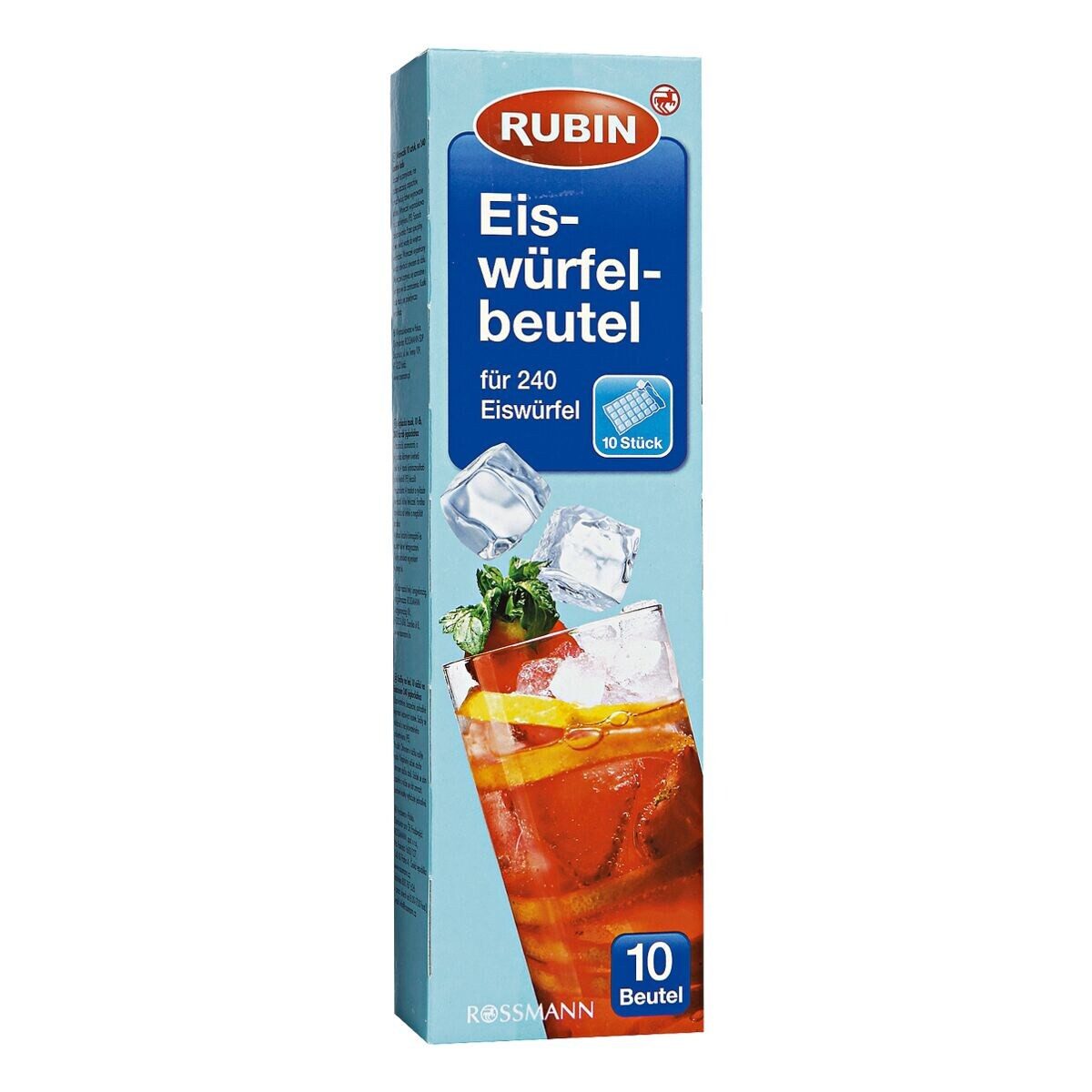 RUBIN Gefrierbeutel, für 240 Eiswürfel