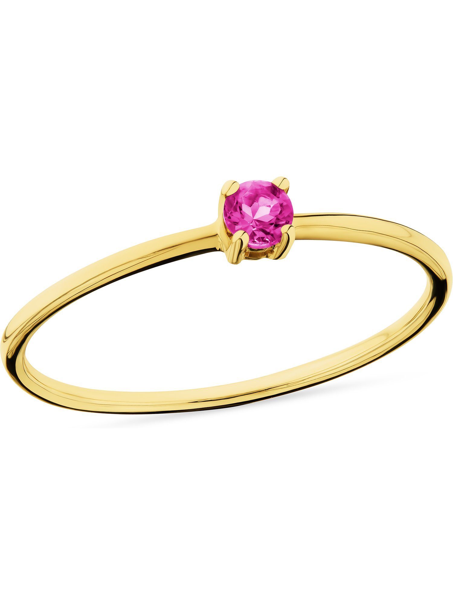 CHRIST Goldring CHRIST Damen-Damenring 375er Gelbgold 1 Farbstein günstig online kaufen