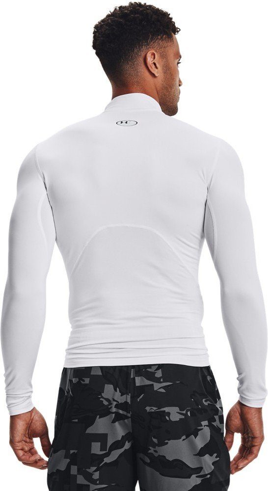 Armour® Charcoal Longsleeve Compression Under Mock Light 019 ColdGear Heather