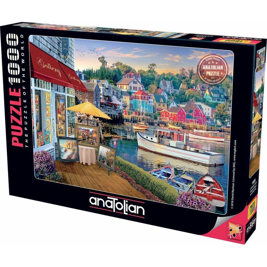 ANATOLIAN Puzzle ANATOLISCHES Puzzle Hafengalerie 1000 Teile, Puzzleteile