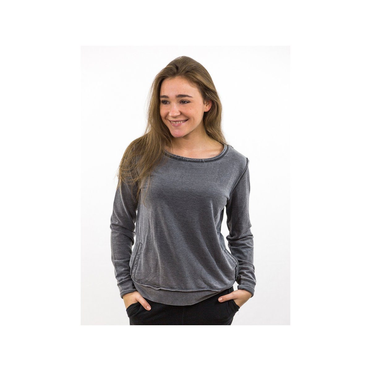 Sweatshirt schwarz regular DAILY´S (1-tlg)