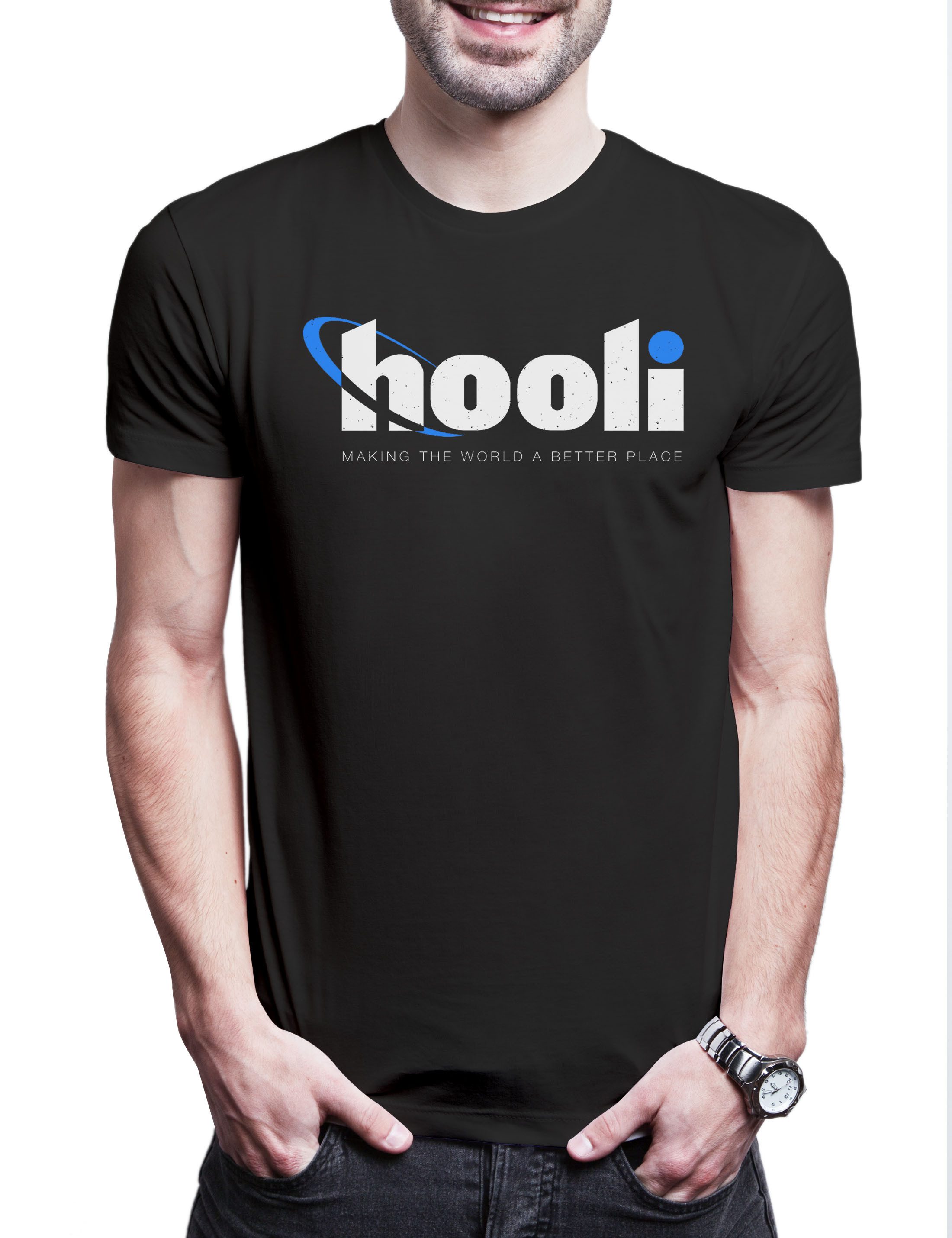 Print-Shirt Silicon Valley Hooli Herren T-Shirt Silicon Tech Startup TV Series