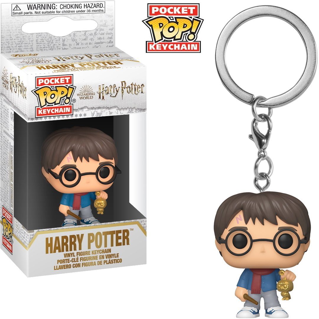 Funko Schlüsselanhänger Harry Potter - Harry Pop! Potter Pocket (Holiday)