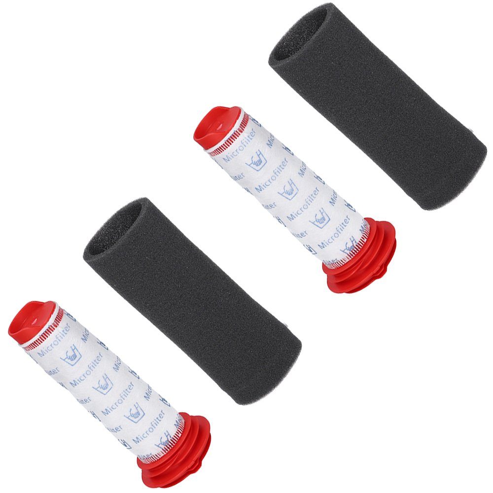 McFilter Filter-Set waschbar 4-teilig geeignet für Bosch Staubsauger, Zubehör für Athlet 25.2v BCH6AT25JP/01, BCH6AT25JP/02, Athlet Zoo'o BCH6ZOOO Pro Animal BCH6L2560, BCH6L2561, waschbar, Alternative für Zentralfilter 00754176 + Filterschaum 00754175
