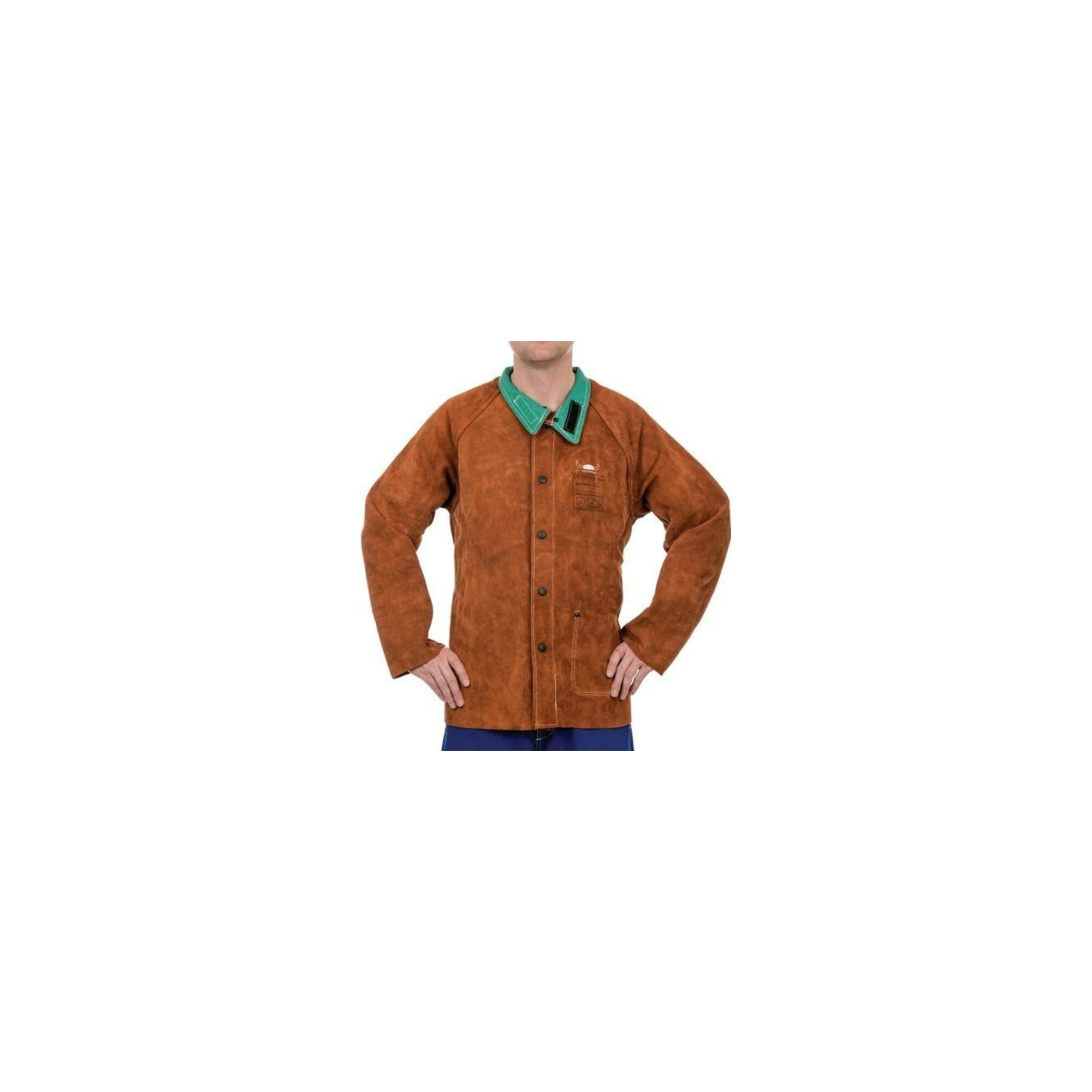 Weldas Parka Weldas Schweißerschutz-Jacke STEERSOtuff® Gr. M 100% CO 1 St.