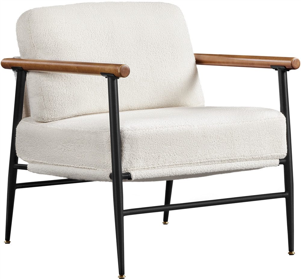 Yaheetech Loungesessel, Gepolsterter Sessel mit Metallrahmen, Fernsehsessel aus Bouclé-Gewebe. Reduzierter Preis € 149,99. Unverbindliche Preisempfehlung € 219,99, (€ 149,99 pro 1 Stk)