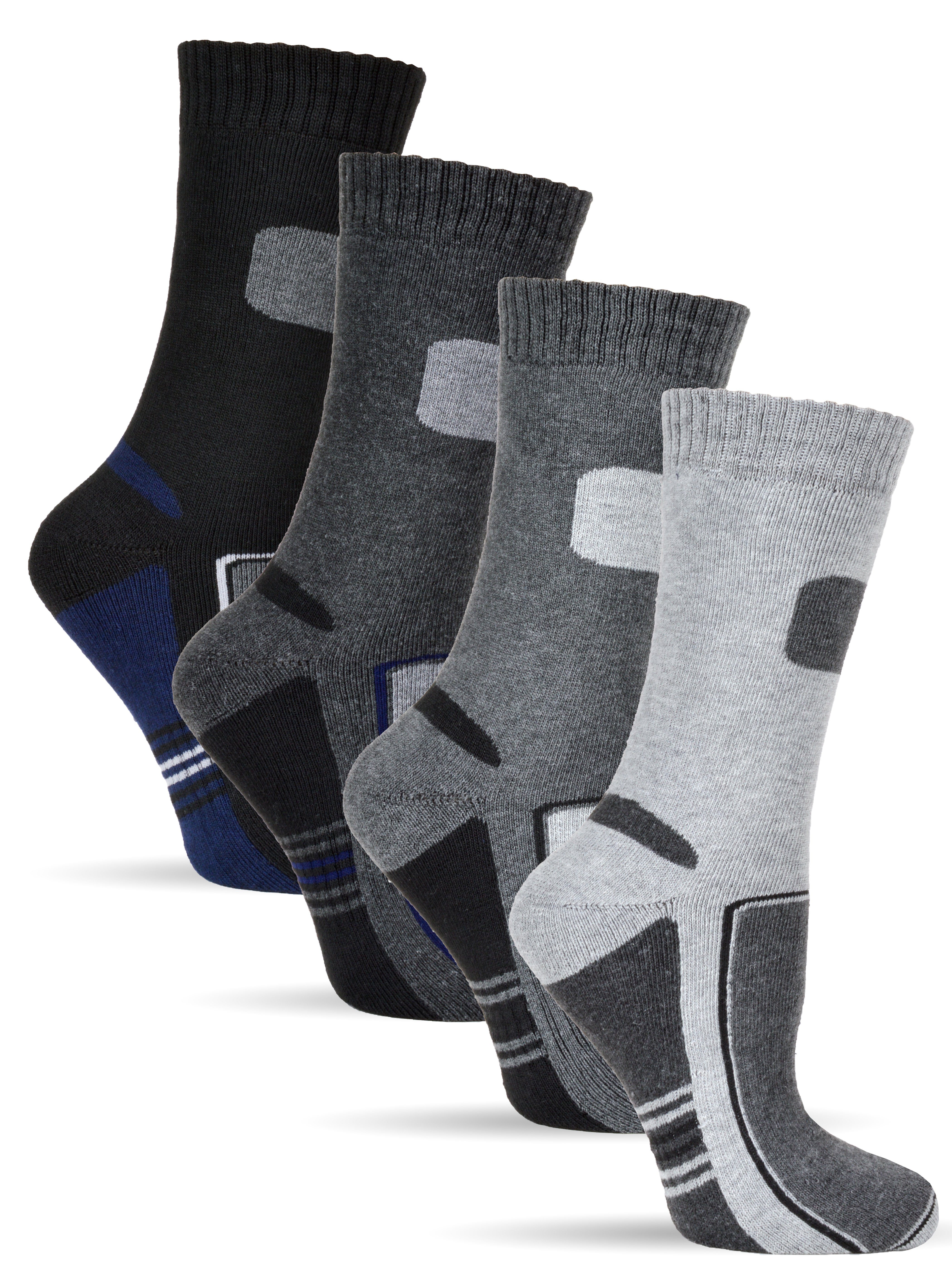 Frostfighter Thermosocken Herren Wintersocken (6 Paar) fusselfreies Innenfutter, Vollfrottee Innenfutter, dicke warme Socken