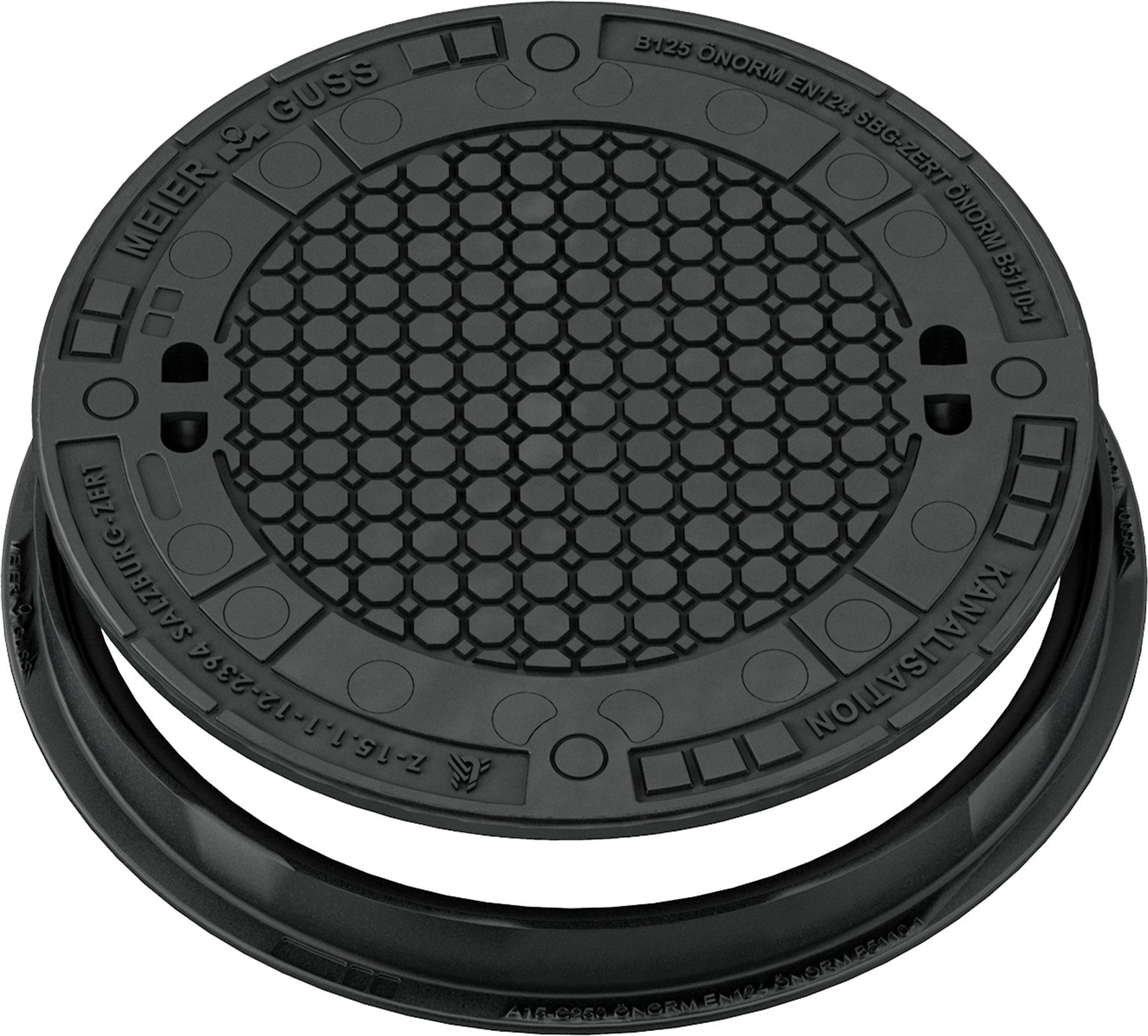 GARANTIA Regentonne Tankabdeckung befahrbar PKW-Modul inkl. Gussabdeckung