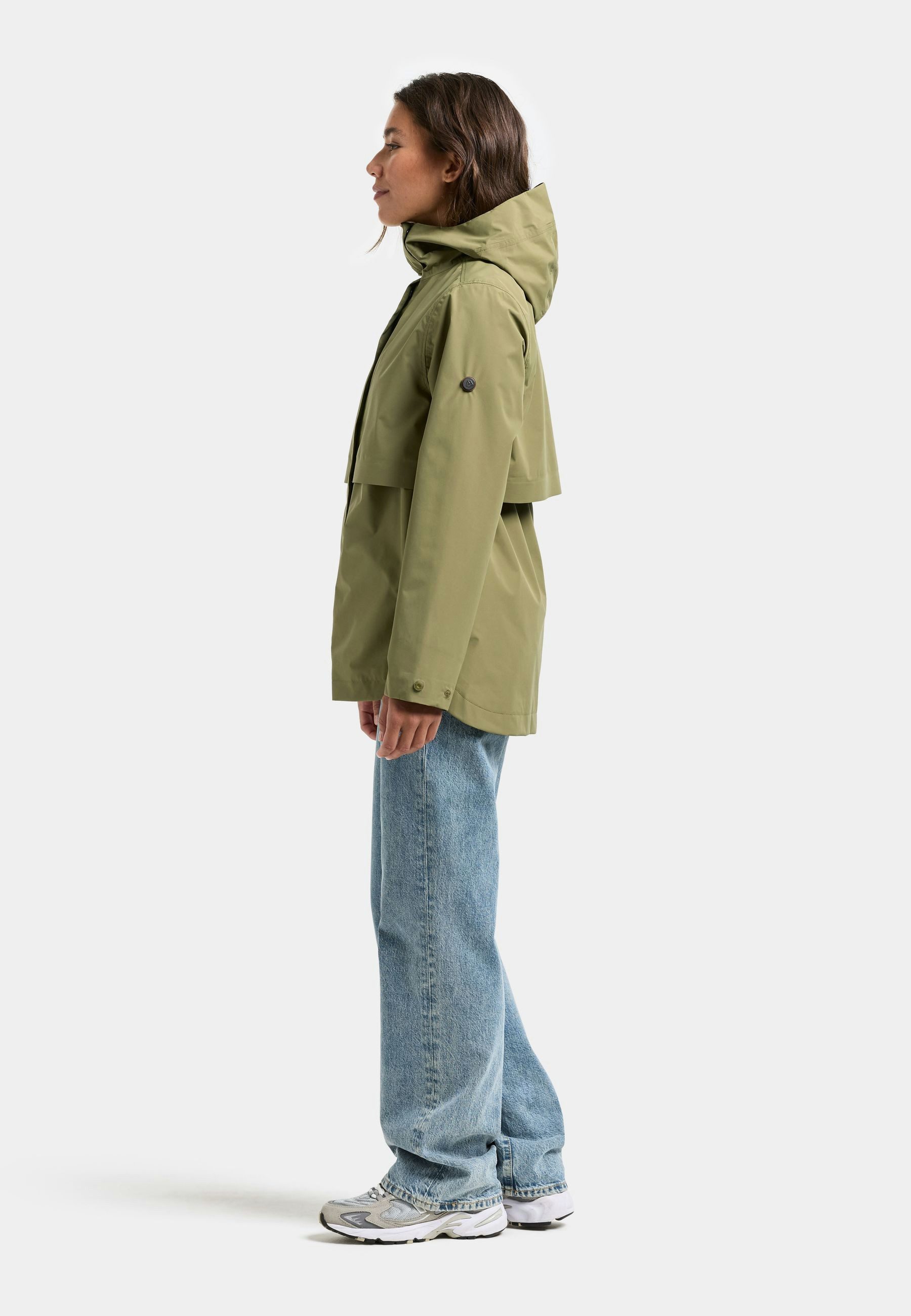 Didriksons Allwetterjacke Damen Übergangsjacke Regenjacke Wasserdicht ELSA mit Kapuze mit Taschen – Bild 3 von 5