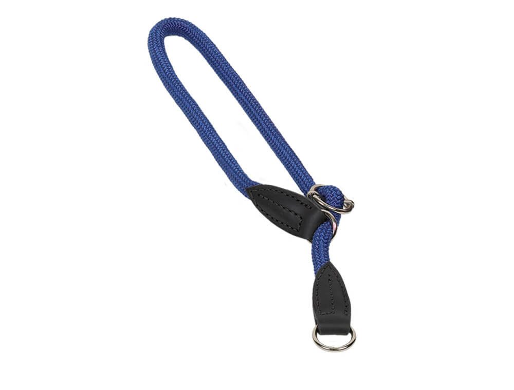 Nobby Hunde-Halsband Nobby Würger mit Stoppring "FUN ROYAL" dunkelblau XS-S