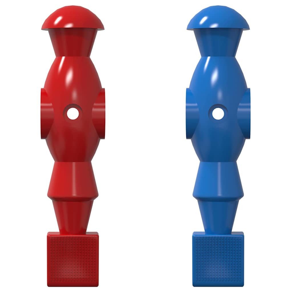 Tischfußballspiel Tischfußball Spieler 22 stk. Blau und Rot 2,4 x 2,1 x 9,7 cm PP