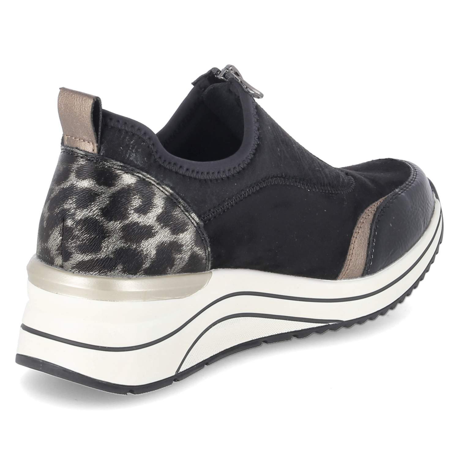 Remonte Remonte Sneaker Low D0T08-02 Damen Textil & Synthetik black Slipper – Bild 4 von 5