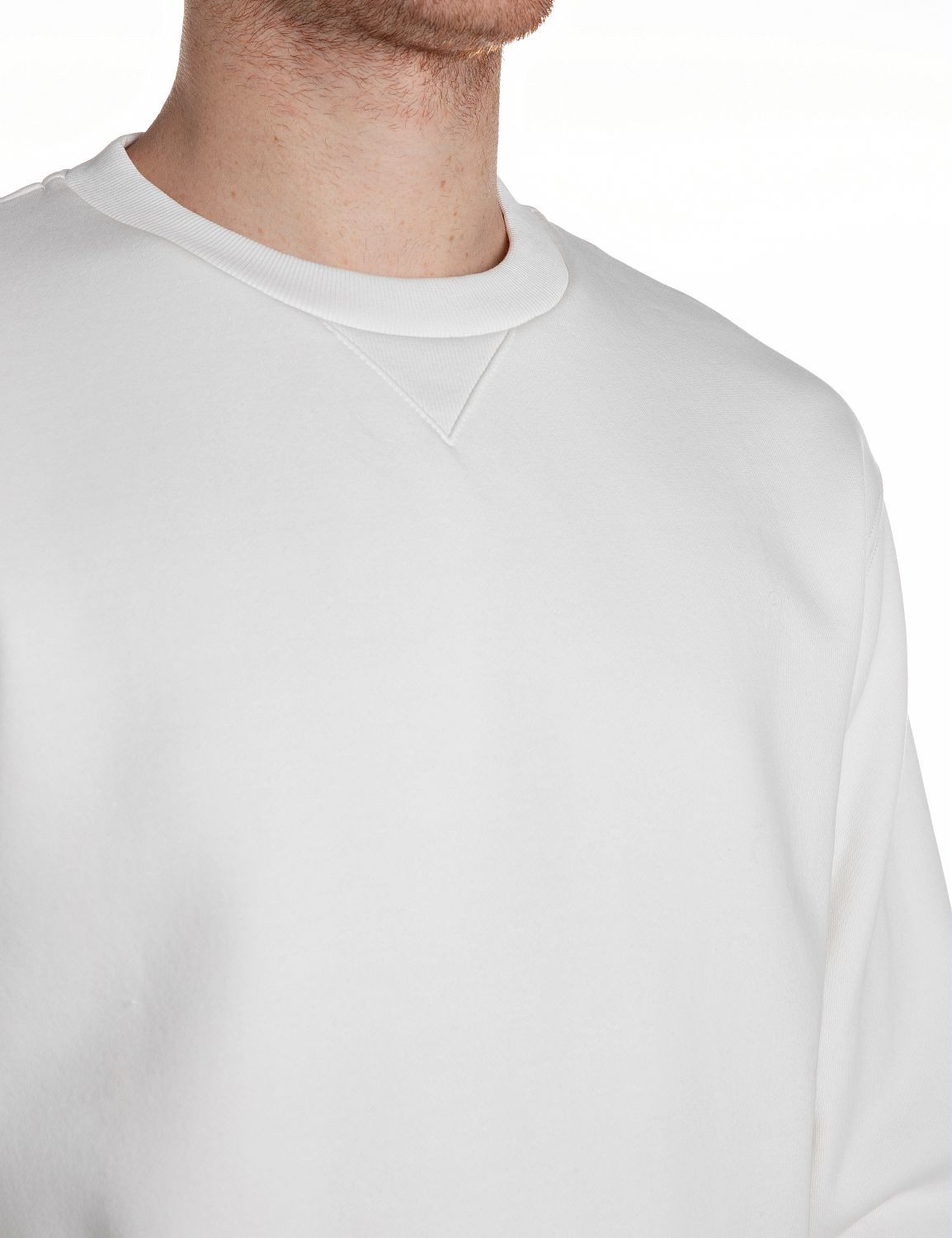 Replay Sweatshirt mit V-Einsatz am Halsausschnitt