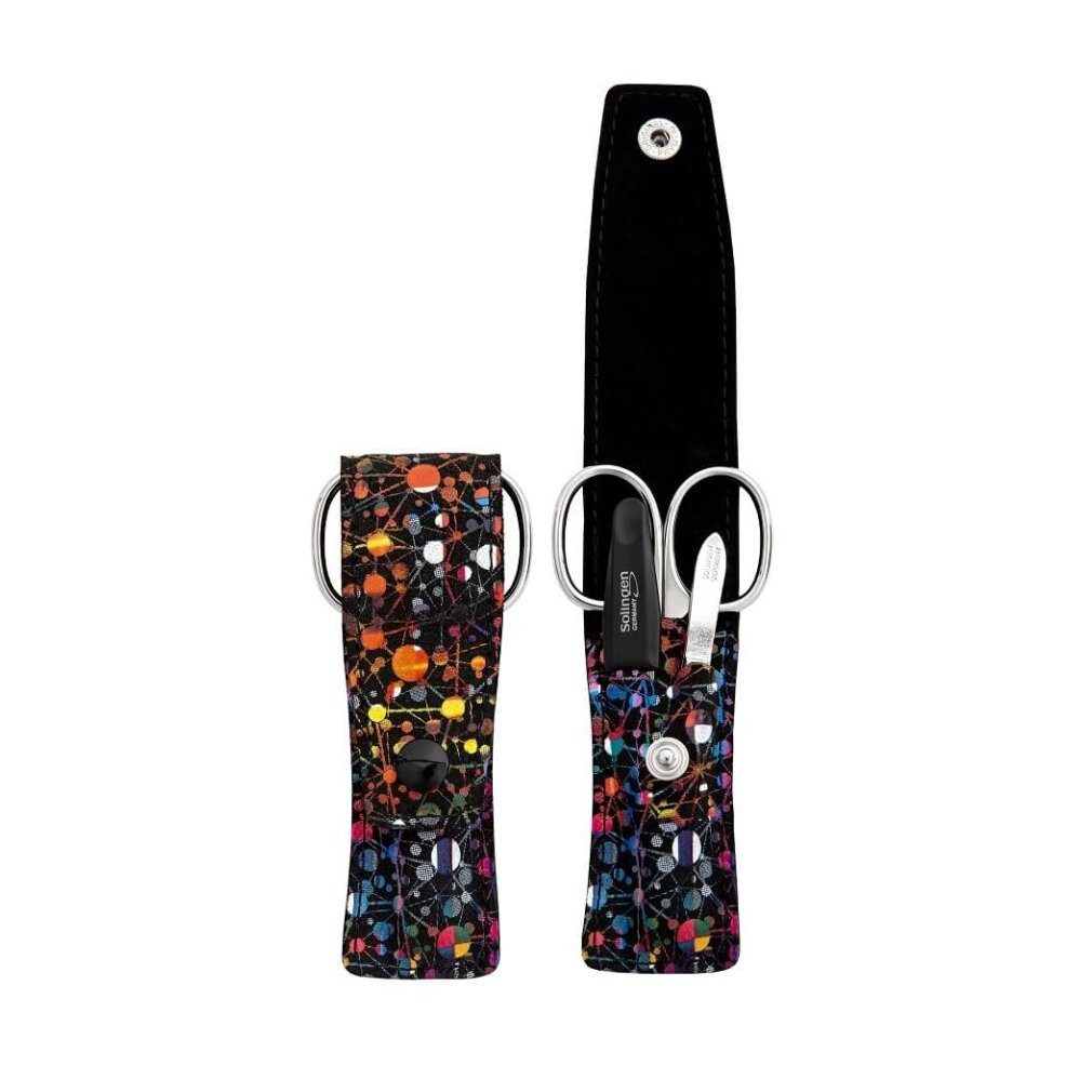 DuKaS Nageldesign Zubehör Reise-Maniküre-Set 3 Stück schwarz bunt PL 872