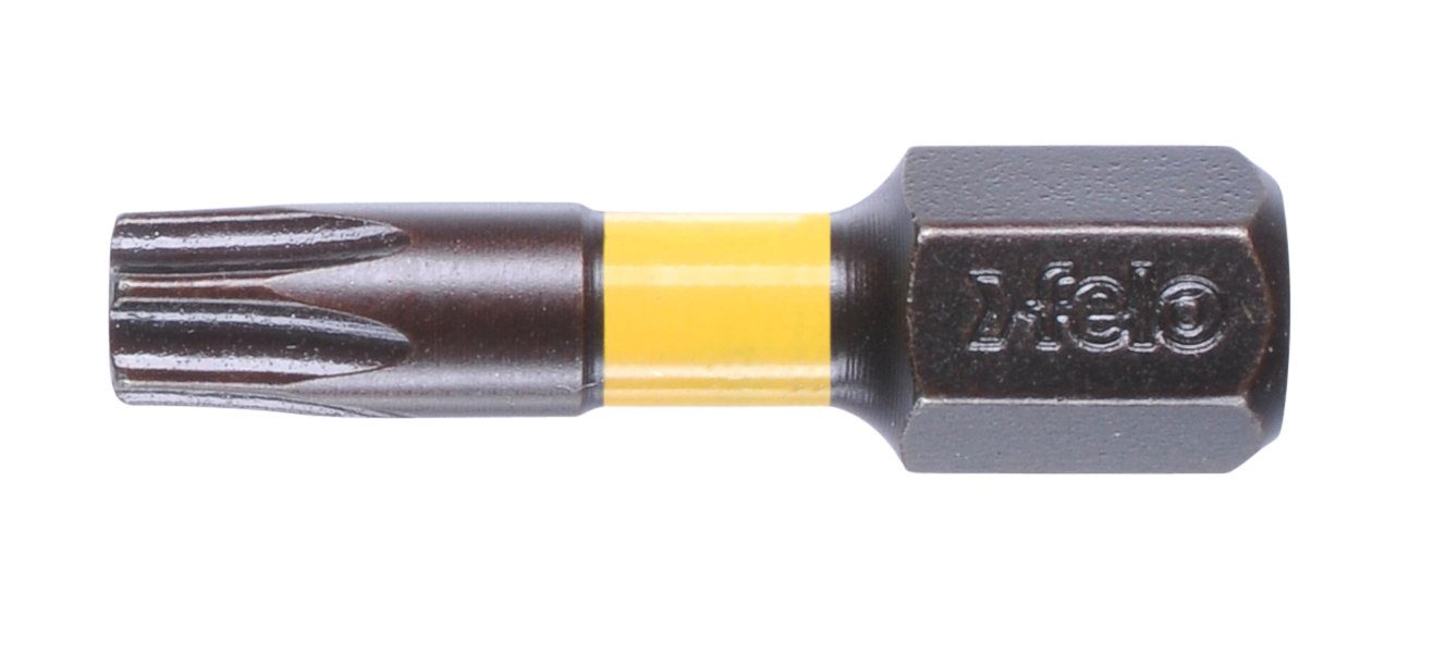 40 x Tx C Torx-Bit Bit, 25 (5 Felo Stück) Impact Felo 6,3 mm