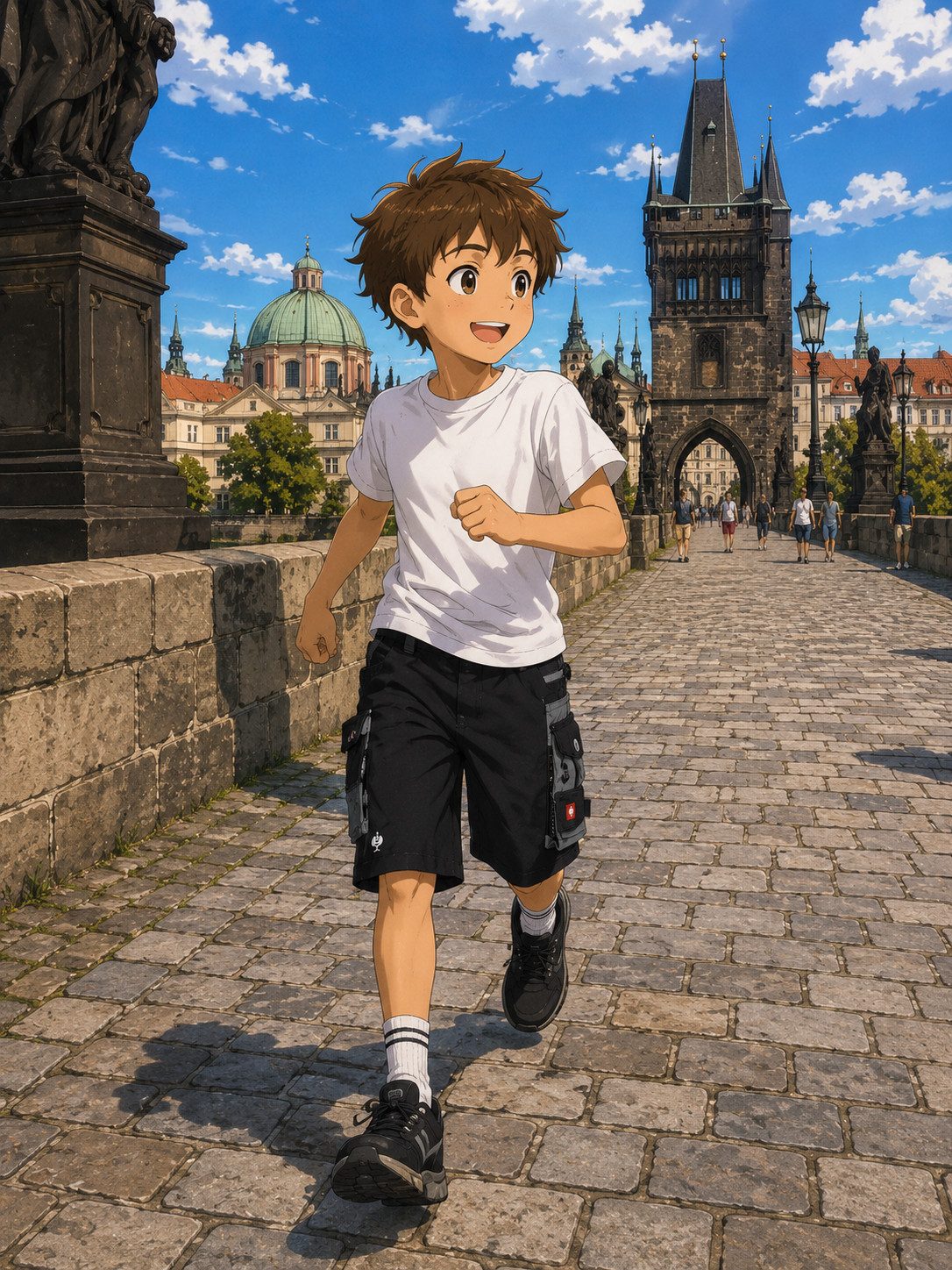 Engelbert Strauss Shorts Kinder Outdoor Shorts e.s.motion graphit/zement mit vielen Taschen Robuste Kinder-Workwear, verstellbarer Elastikbund, 8 Funktionstaschen
