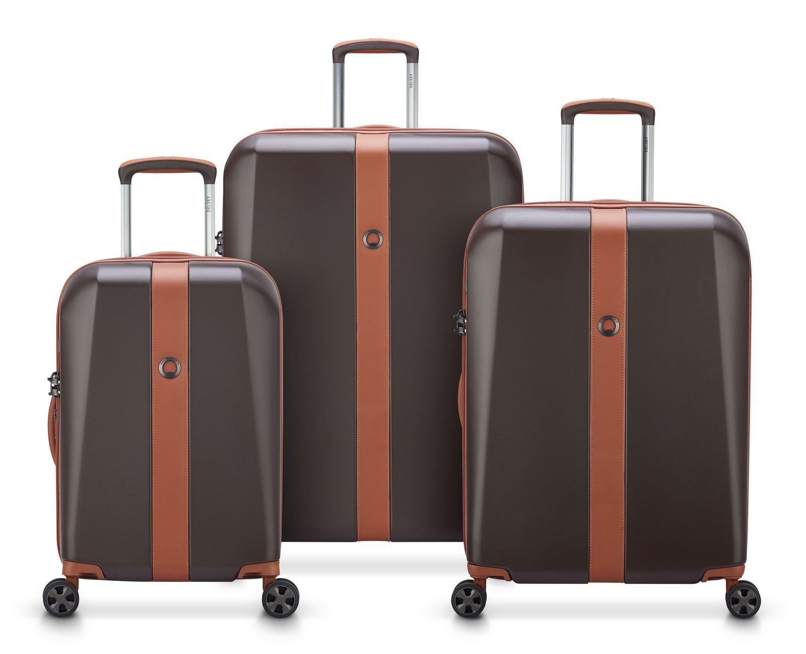 Delsey Paris Trolleyset Expandable 4 Double Rolls Trolley L / M / S, 4 Rollen, (Set, 3 tlg)