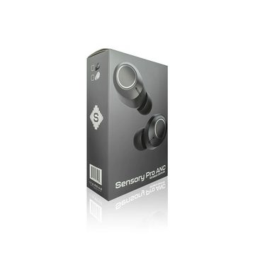 SonidoLab Sensory Pro ANC In-Ear-Kopfhörer (36h Wiedergabe, Dual Connect, Aktive Geräuschunterdrückung, Umgebungsgeräuschmodus, Kleinere Passform, Touch-Control, Sensory Pro ANC Wireless Earbuds kabellose Bluetooth In-Ear Kopfhörer)