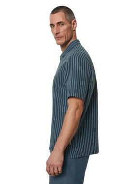 Marc O'Polo Kurzarmhemd aus Leinen und Bio-Baumwolle