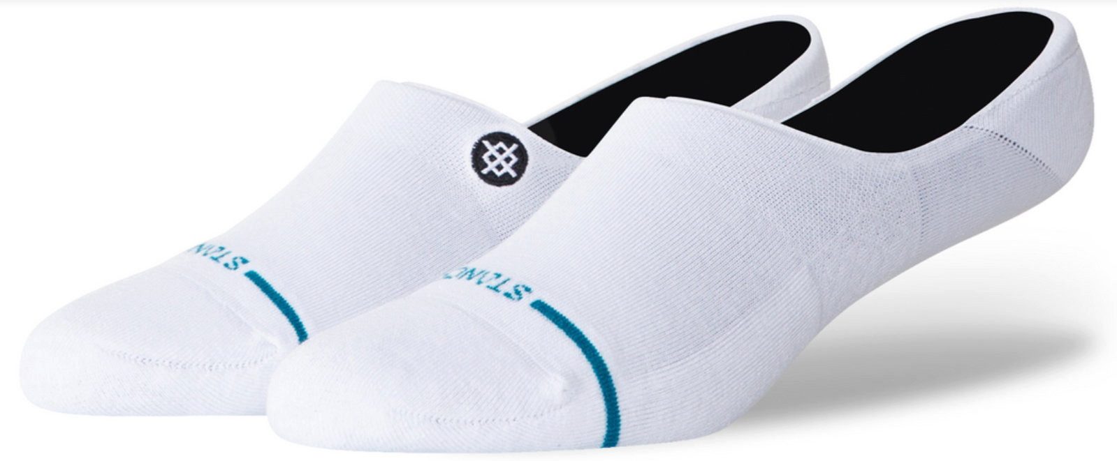 Stance Socken Tagessocke Füsslinge No Show Icon weiss - 1 Paar