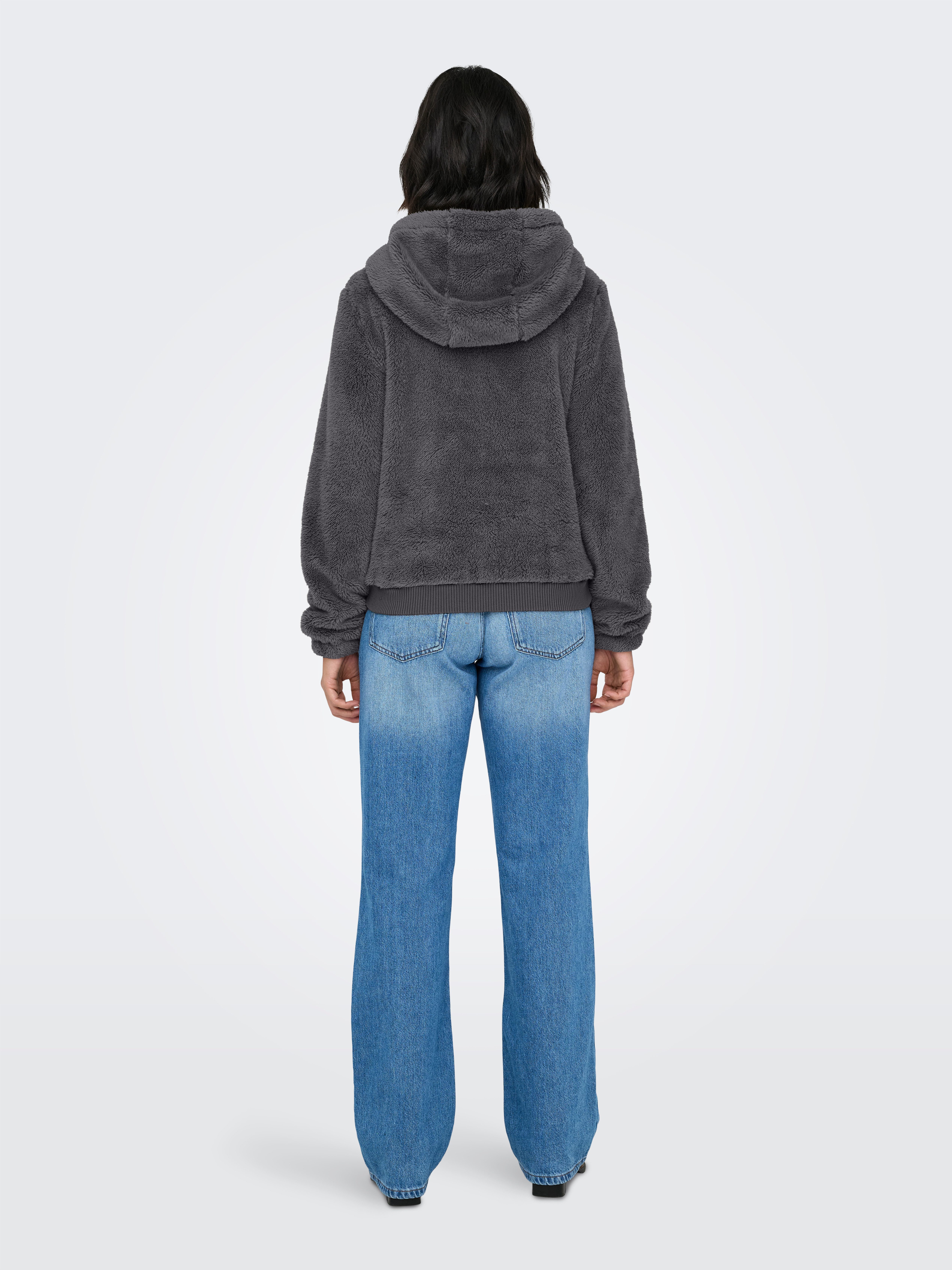 ONLY Kapuzenplüschjacke ONLNEWANNA CONTACT SHERPA JKT günstig online kaufen