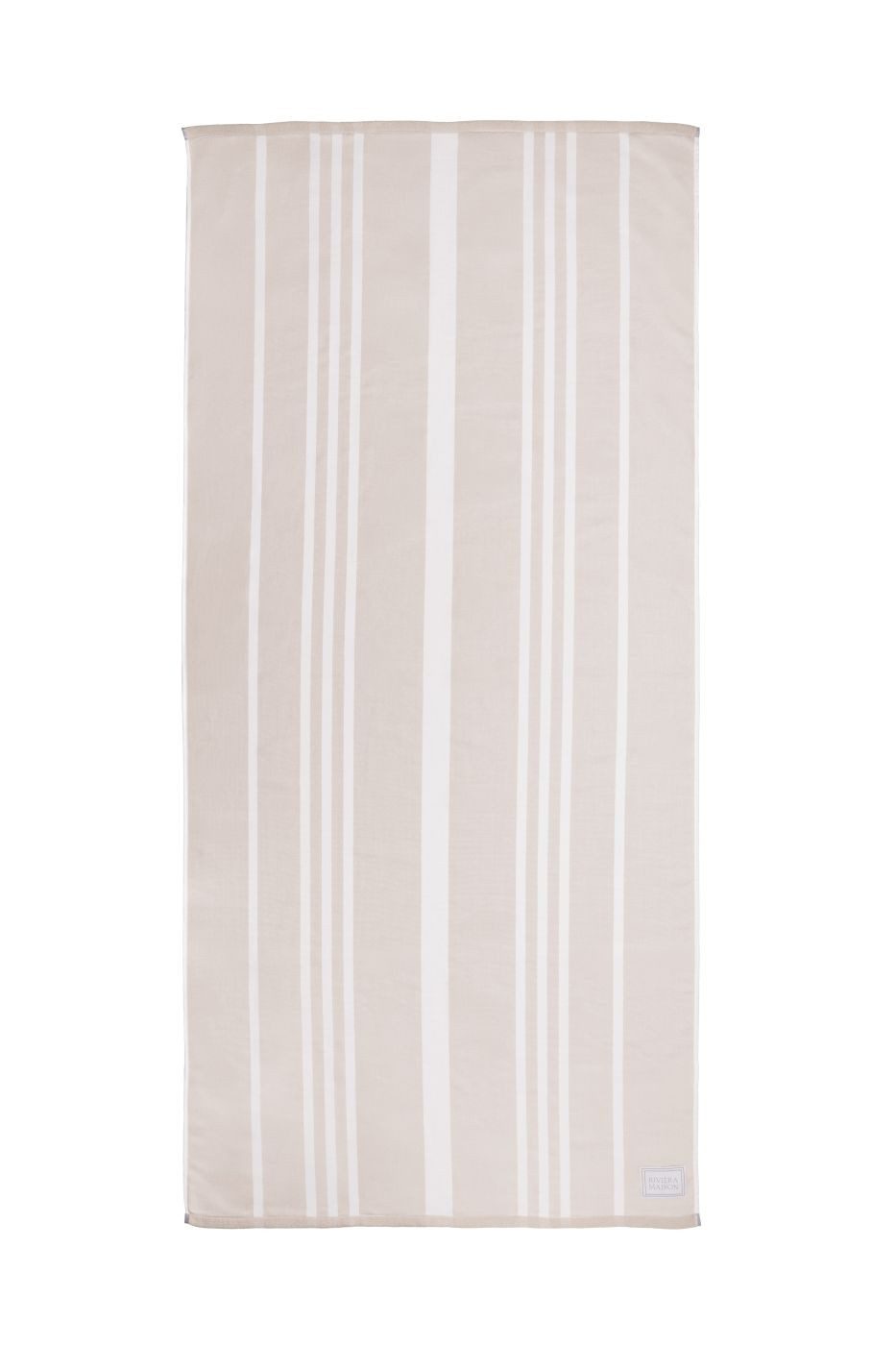 Rivièra Maison Strandtuch Strandtuch RM Sienna Sand 90x180 Sand, (1-St), Sport, Strand & Badehandtuch Liegetuch Saunatuch