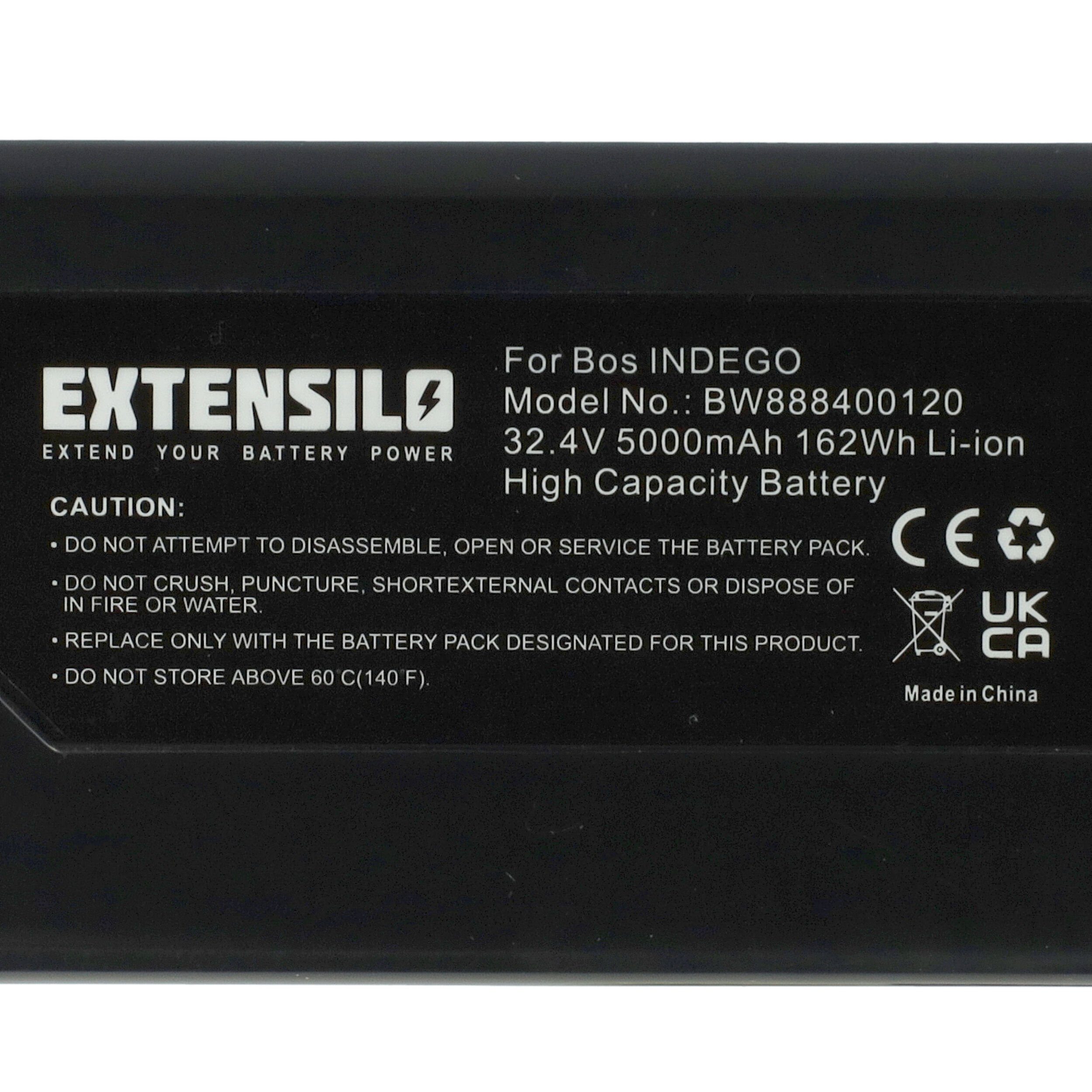 Extensilo kompatibel 10C 5000 Bosch Li-Ion V) mit Indego (32,4 mAh 1000, Akku