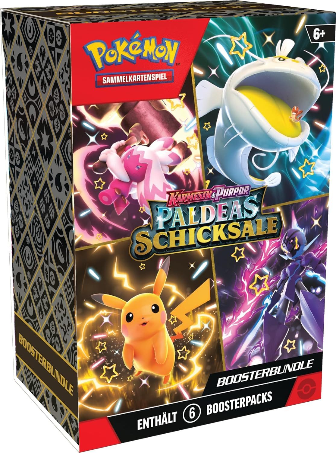 POKÉMON Sammelkarte TCG Karmesin & Purpur: Paldeas Schicksale - Booster Bundle Deutsch