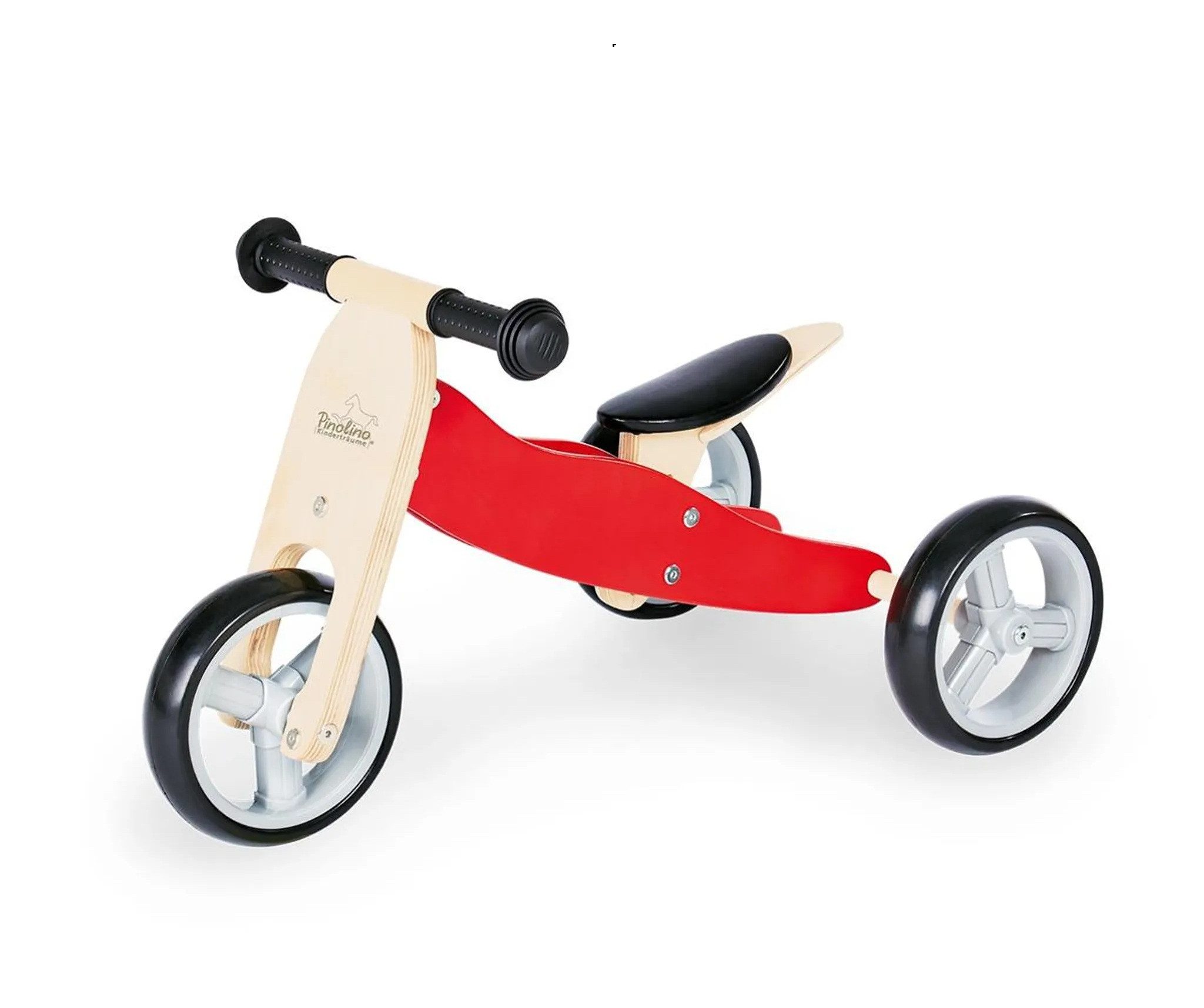 Pinolino® Laufrad Mini-Laufrad „Charlie“, Rot - Dreirad, höhenverstellbarer Sitz