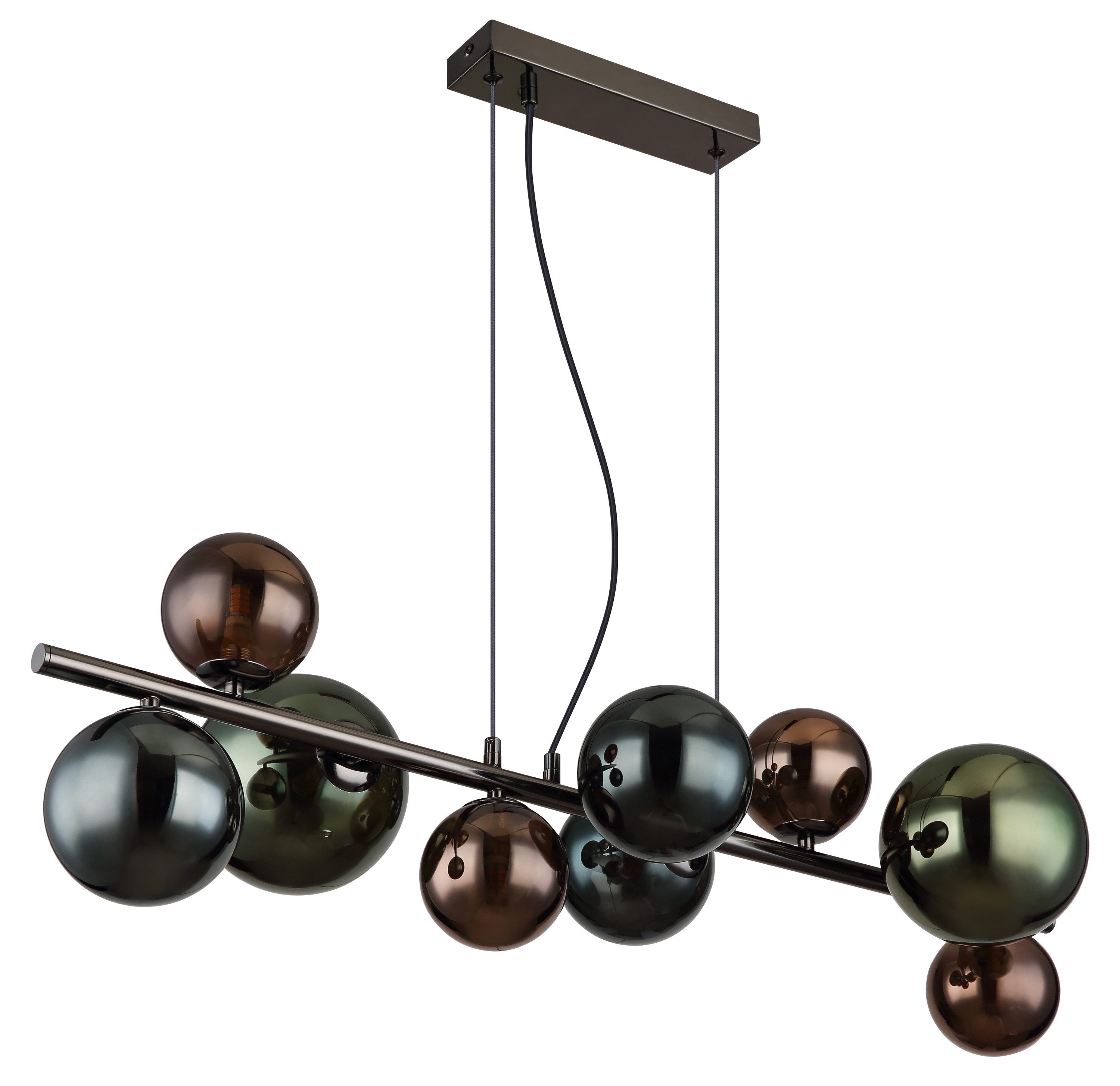 GLOBO LIGHTING Pendelleuchte GLOBO Lighting Hängeleuchte RIHA LBH 86x36x120 cm bunt Hängelampe, Warmweiß – Bild 2 von 3