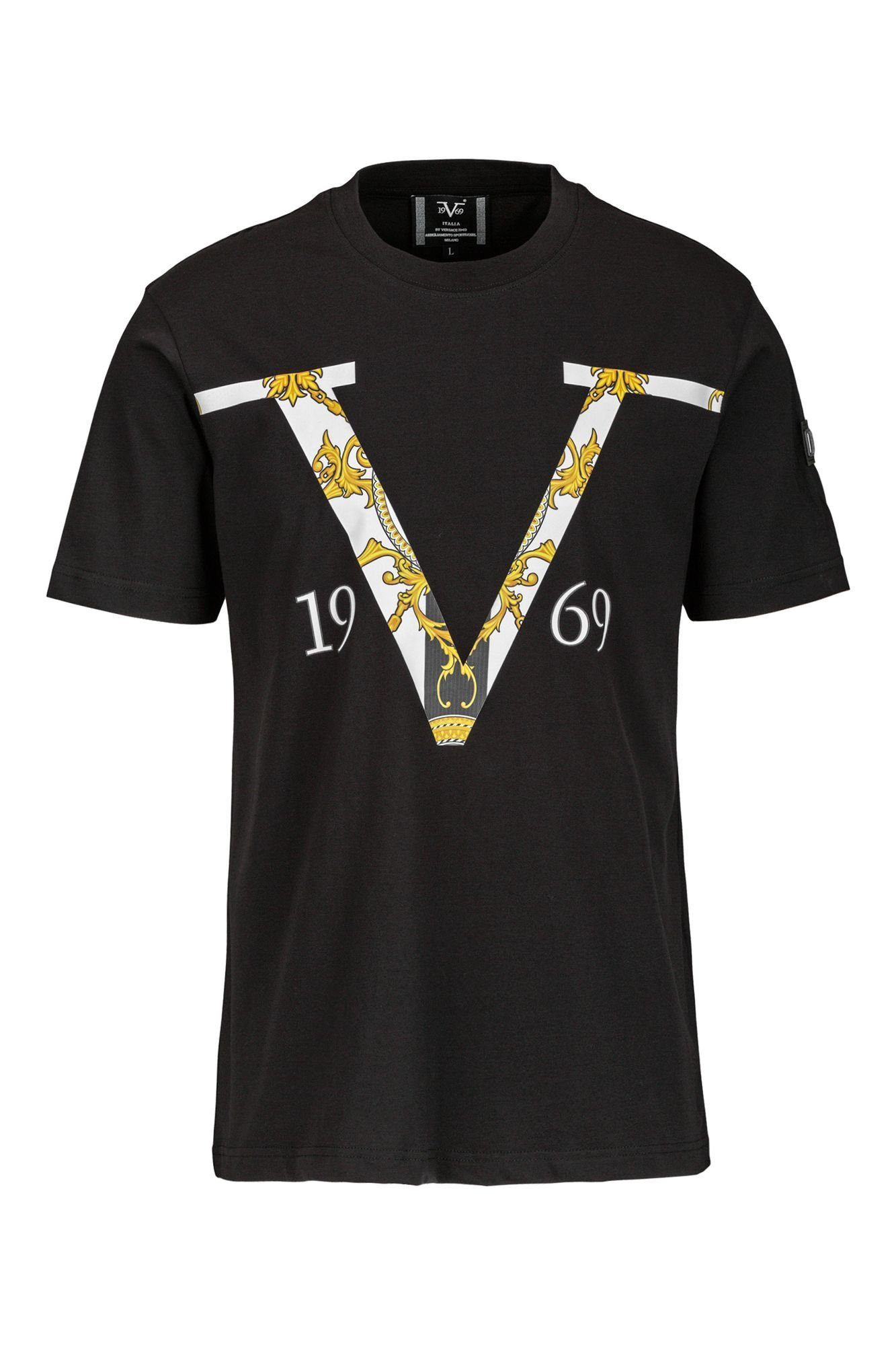 19V69 Italia by Versace BLACK T-Shirt Filippo