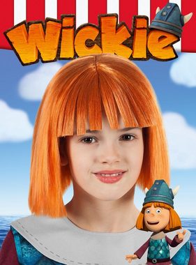 Maskworld Kostüm-Perücke Wickie Perücke für Kinder, Der markante Haarschnitt des kleinen Wikingers - original lizenziert!