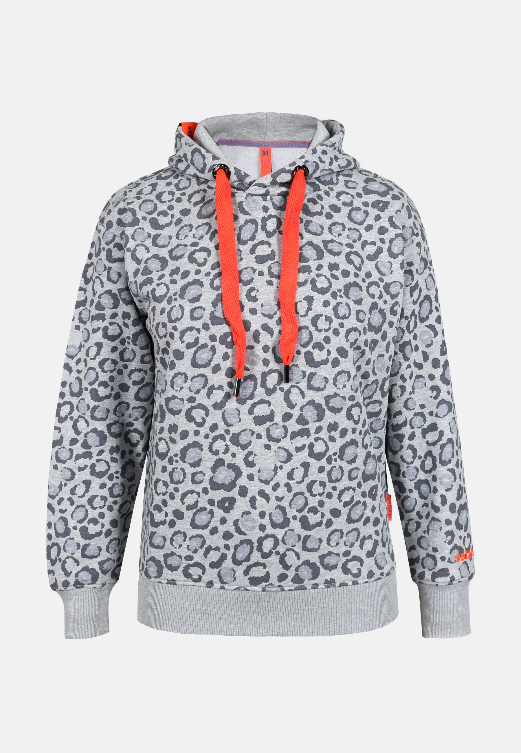 salzhaut Kapuzenpullover Salzhaut Hoodie Week im Leo-Look günstig online kaufen