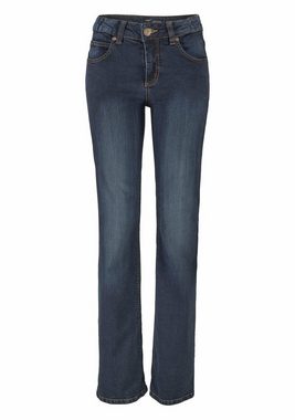 Arizona Bootcut-Jeans Bund mit seitlichem Gummizugeinsatz High Waist