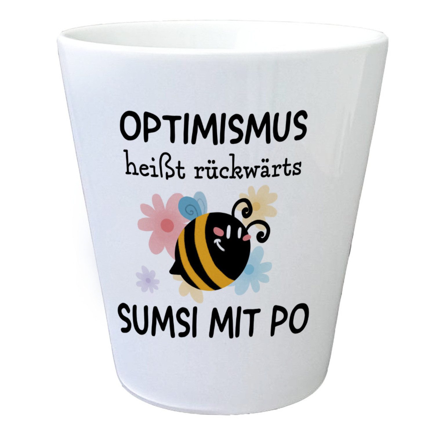 speecheese Blumentopf Bienen Blumentopf mit Spruch