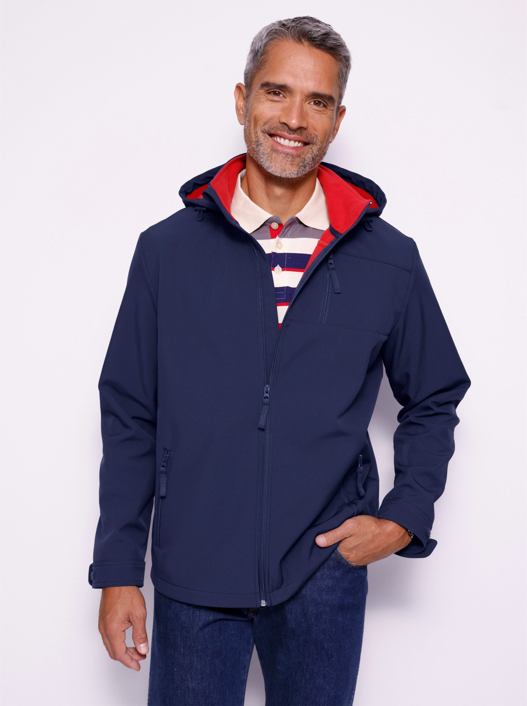 Sieh an! Funktionsjacke Softshell-Jacke Langarm