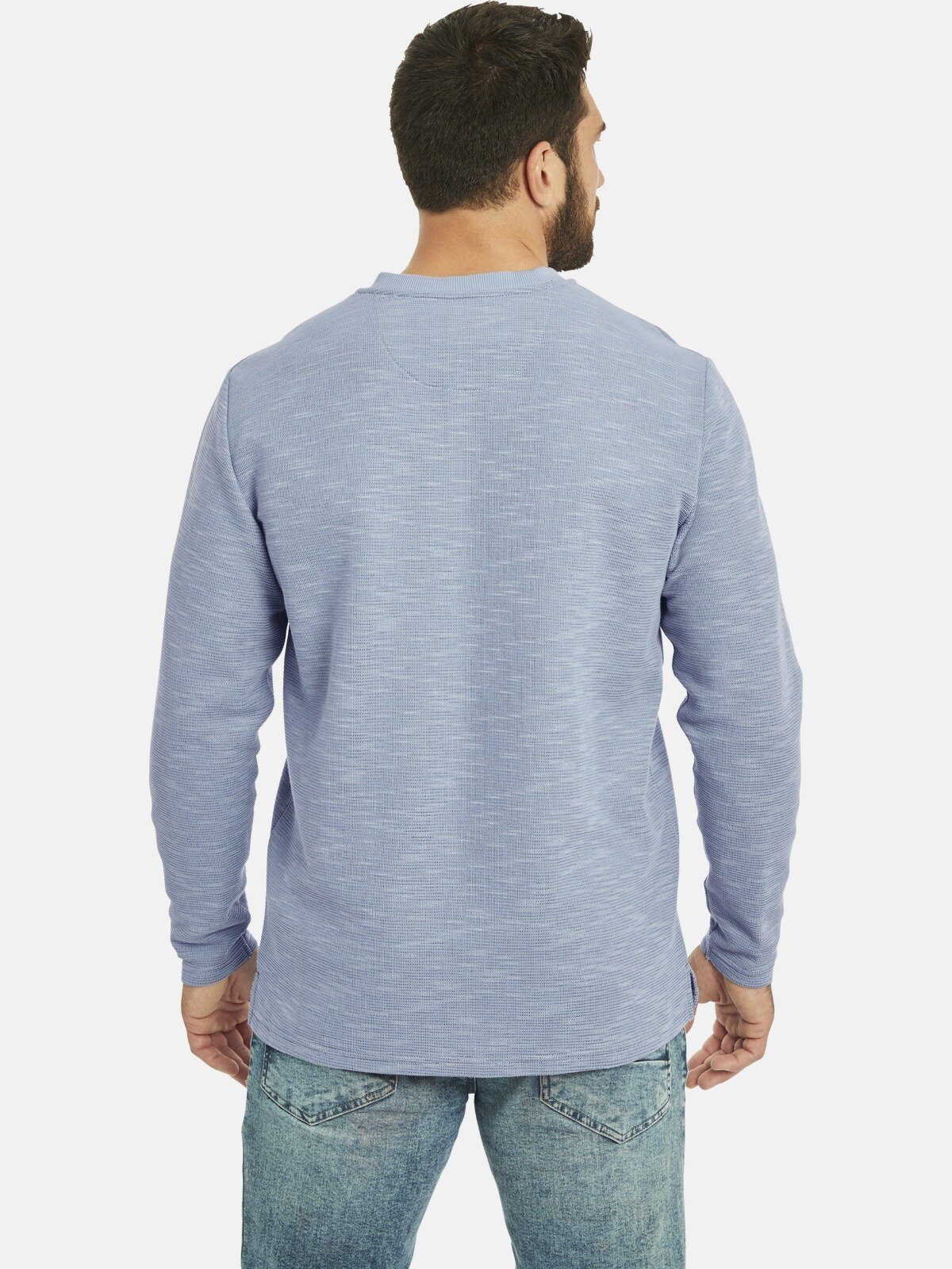 Jan Vanderstorm Sweatshirt REGINALD mit seitlichen günstig online kaufen