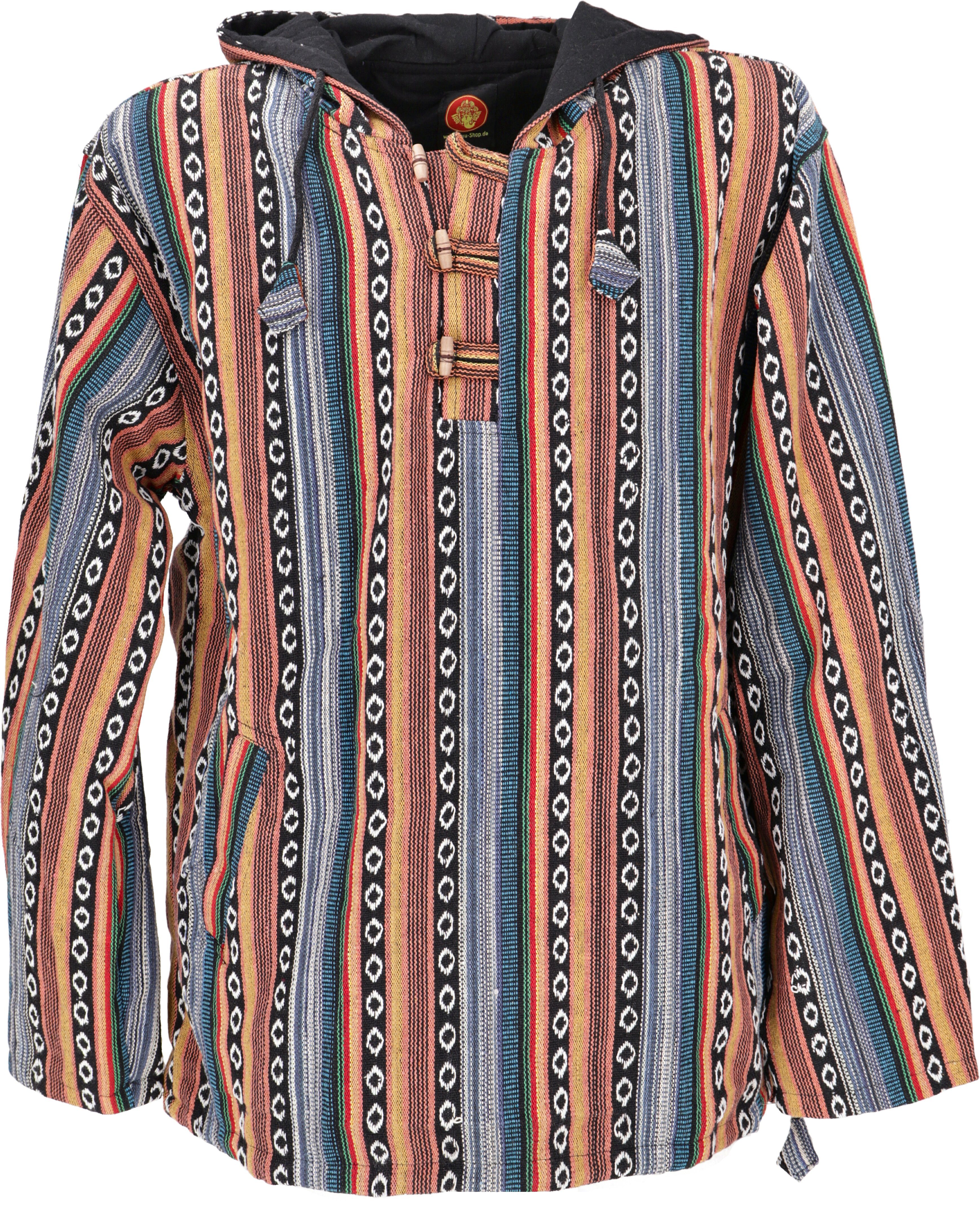 Guru-Shop Sweater Goa Kapuzenshirt, Baja Hoodie, günstig online kaufen