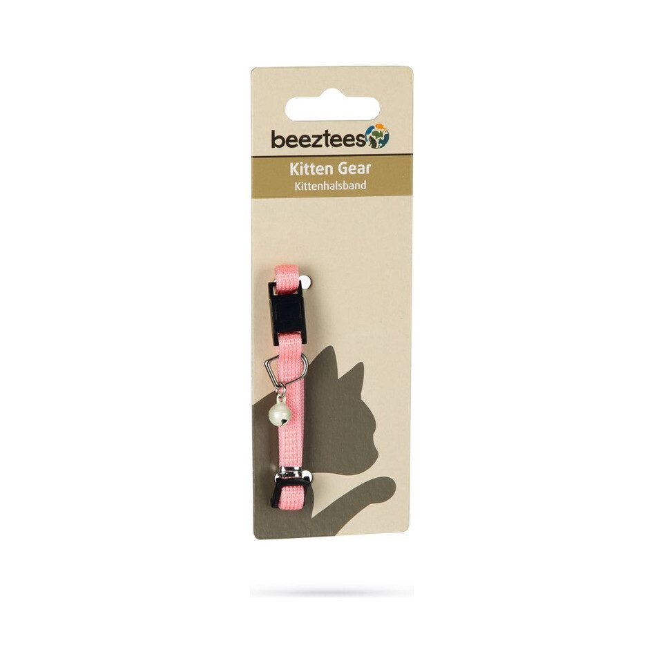 Beeztees Katzen-Halsband Kätzchenhalsband Nylon rosa