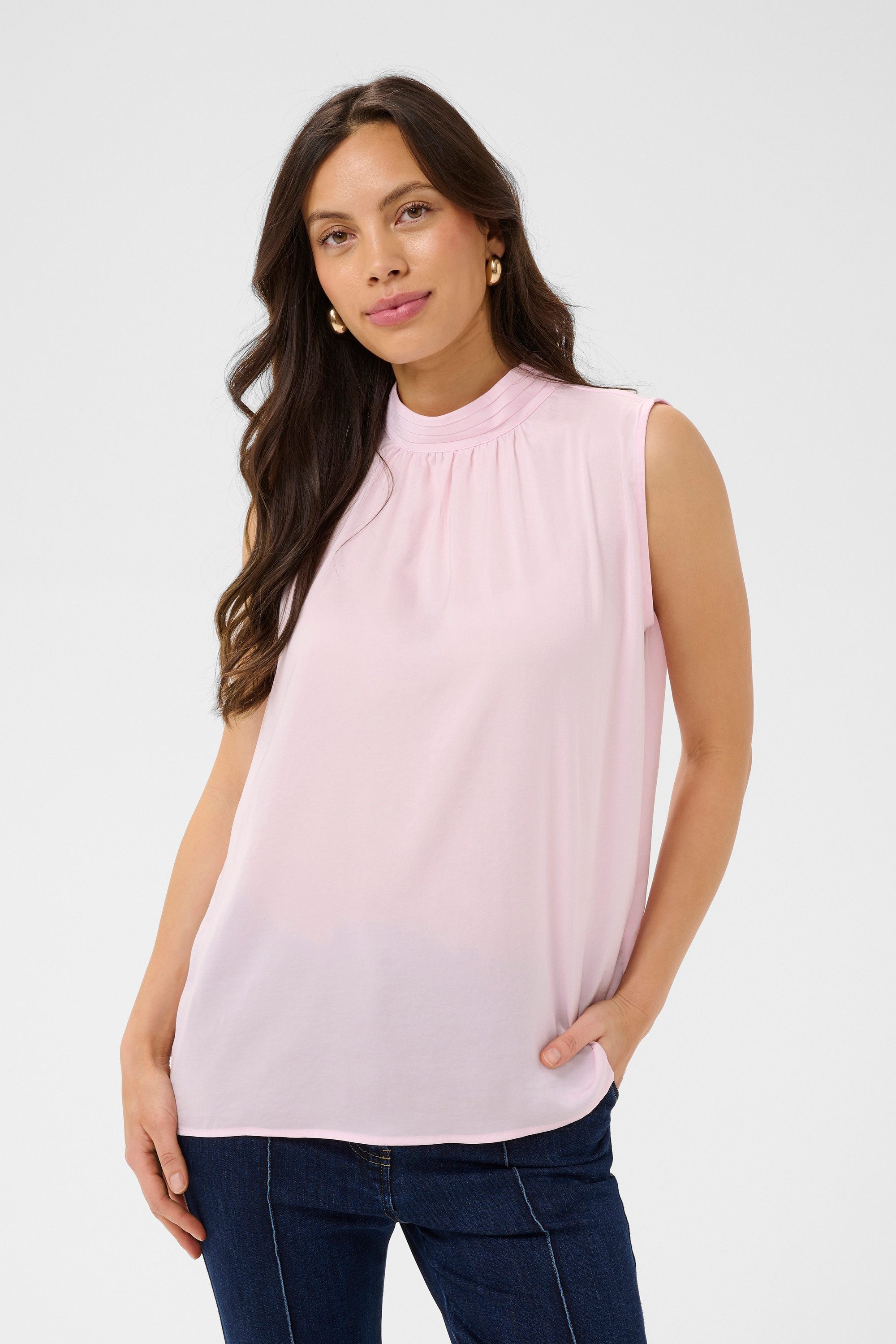 Saint Tropez Blusentop Bluse ärmellos AileenSZ