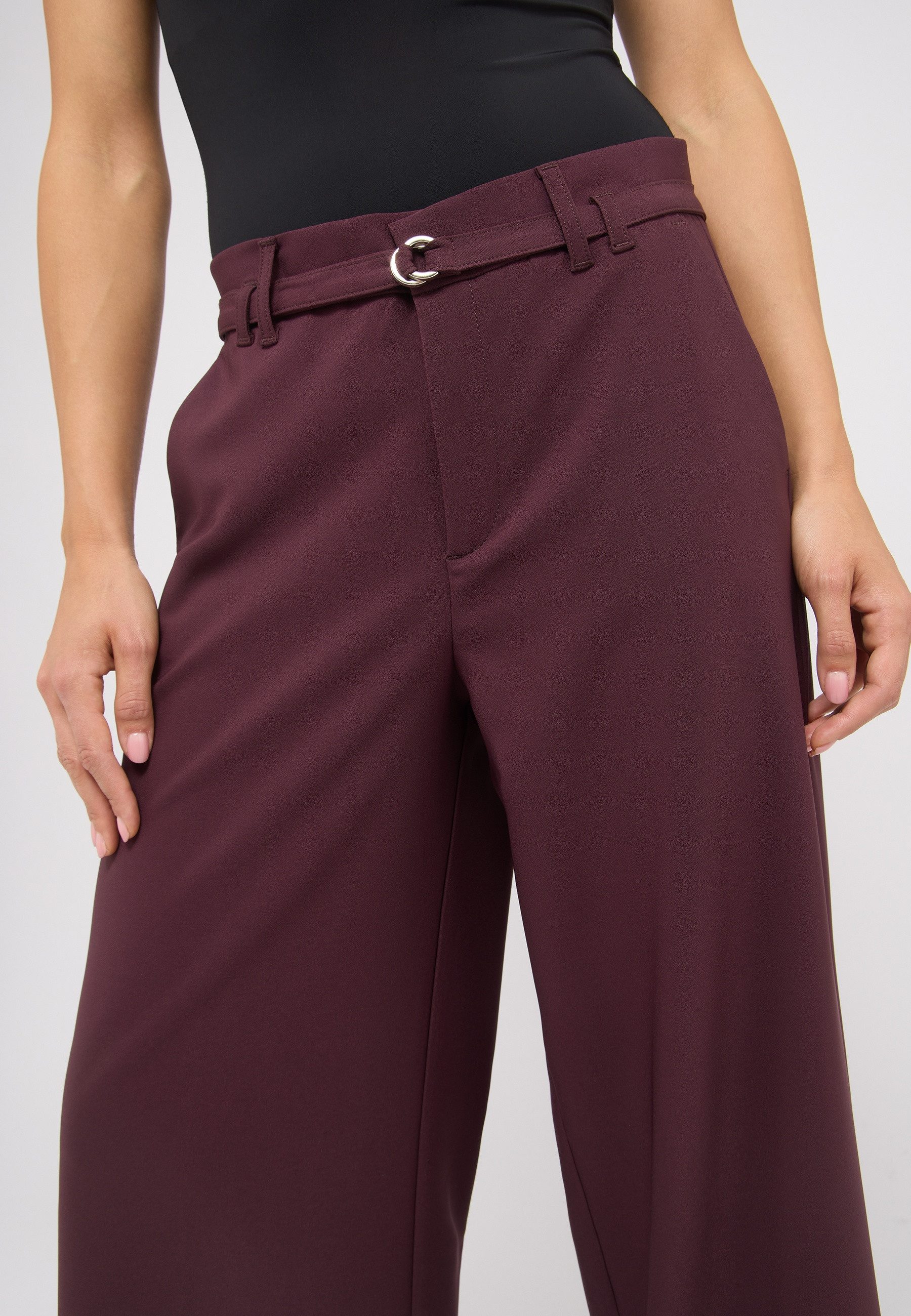 ANGELS Stoffhose LIVA SLEEK Hose Liva Chic Belt mit eingebautem Gürtel – Bild 3 von 5