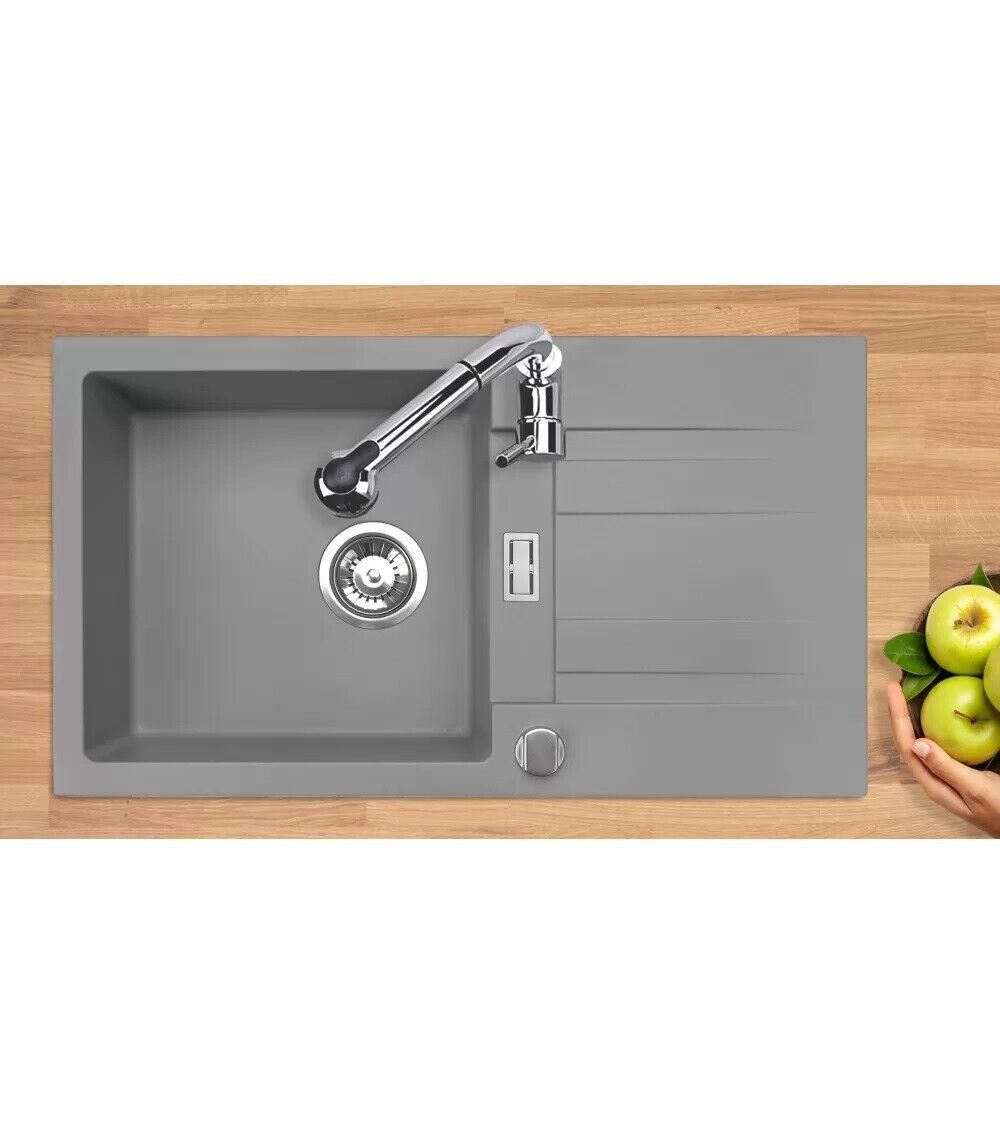 inter Granitspüle Küchenspüle Granit Siphon Einbauspüle günstig online kaufen