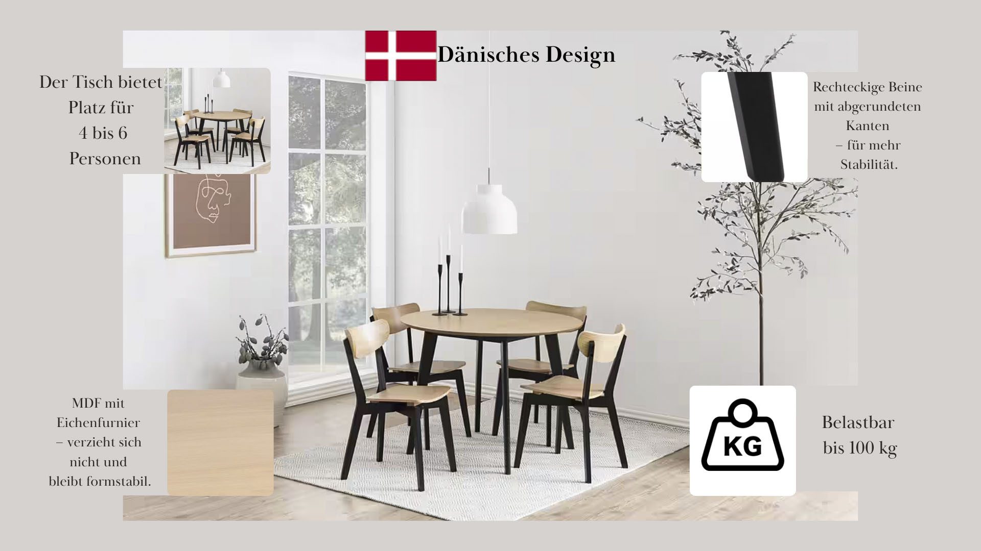 ACTONA GROUP Esstisch Roxby, TOPSELLER! (1-St., günstig online kaufen