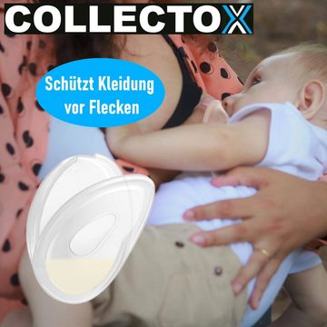 MAVURA BH-Stilleinlagen COLLECTOX Brustschalen Milchauffangschale Stillschalen, Mutter Milch Schalen Muttermilchsammler [2er Set]