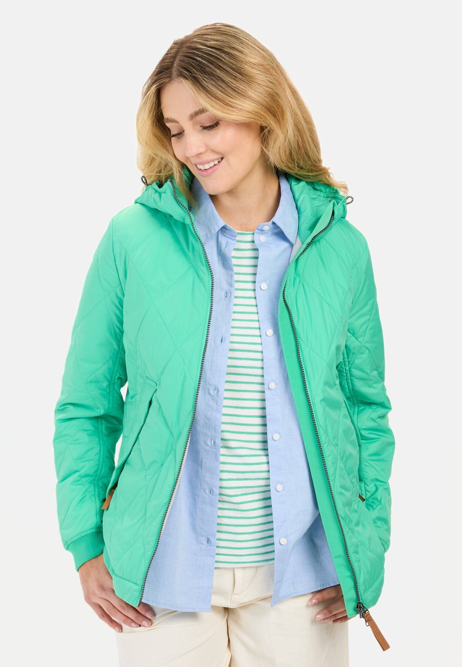 Steppjacke mit Diamant Steppung