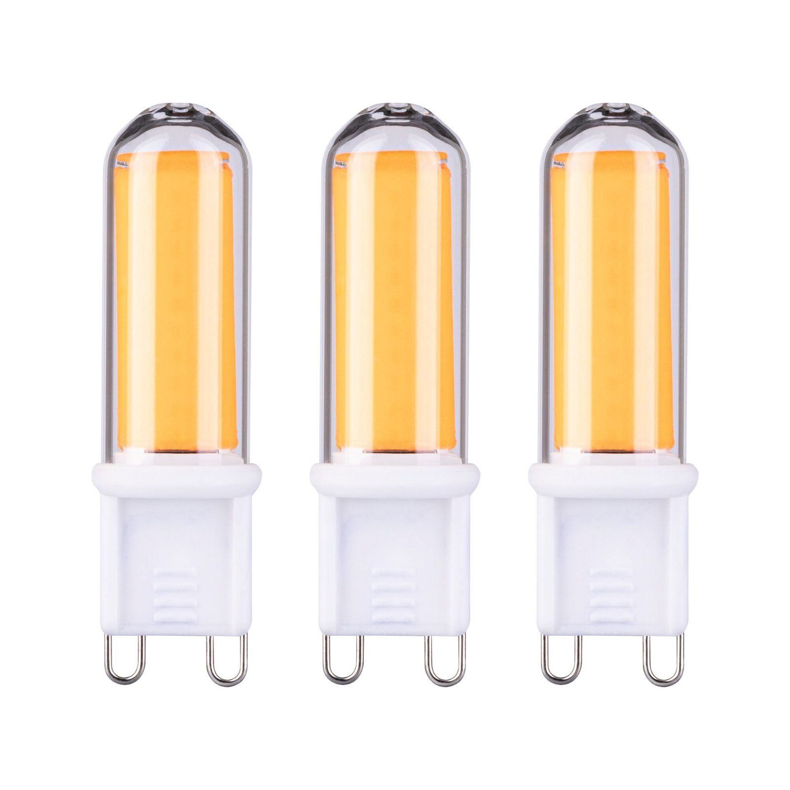 Paulmann LED-Leuchtmittel Stiftsockel 3er Pack Glas G9 470lm 4,6W 2700K 230 günstig online kaufen
