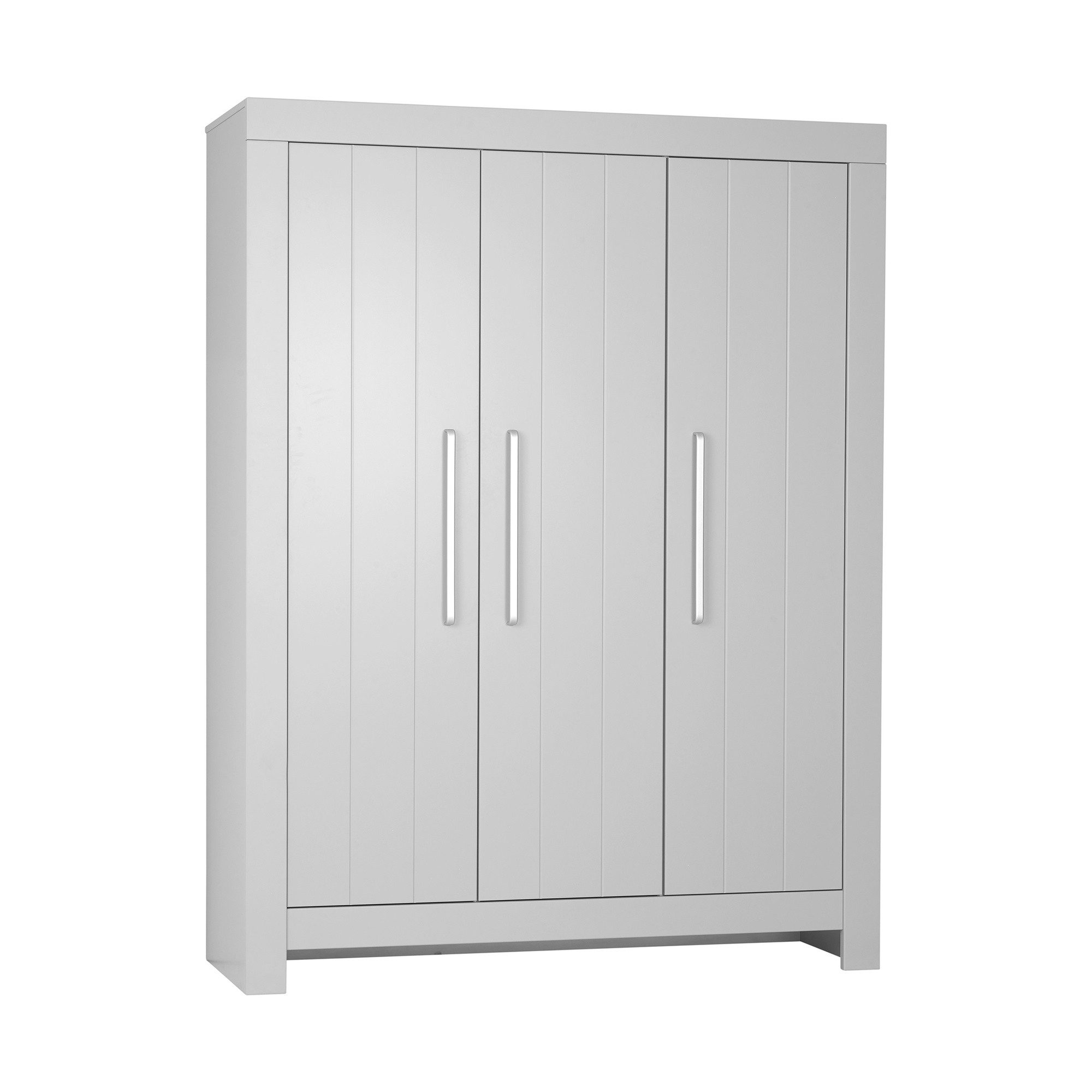 Raumhirsch Furniture Kinderkleiderschrank Großer Kleiderschrank CALMO mit 3 Türen (Maße: 156 x 56 x 205 cm (8 Einlegeböden, 2 Kleiderstangen) Soft-Close-Funktion, flexible Innenaufteilung, besonders geräumig