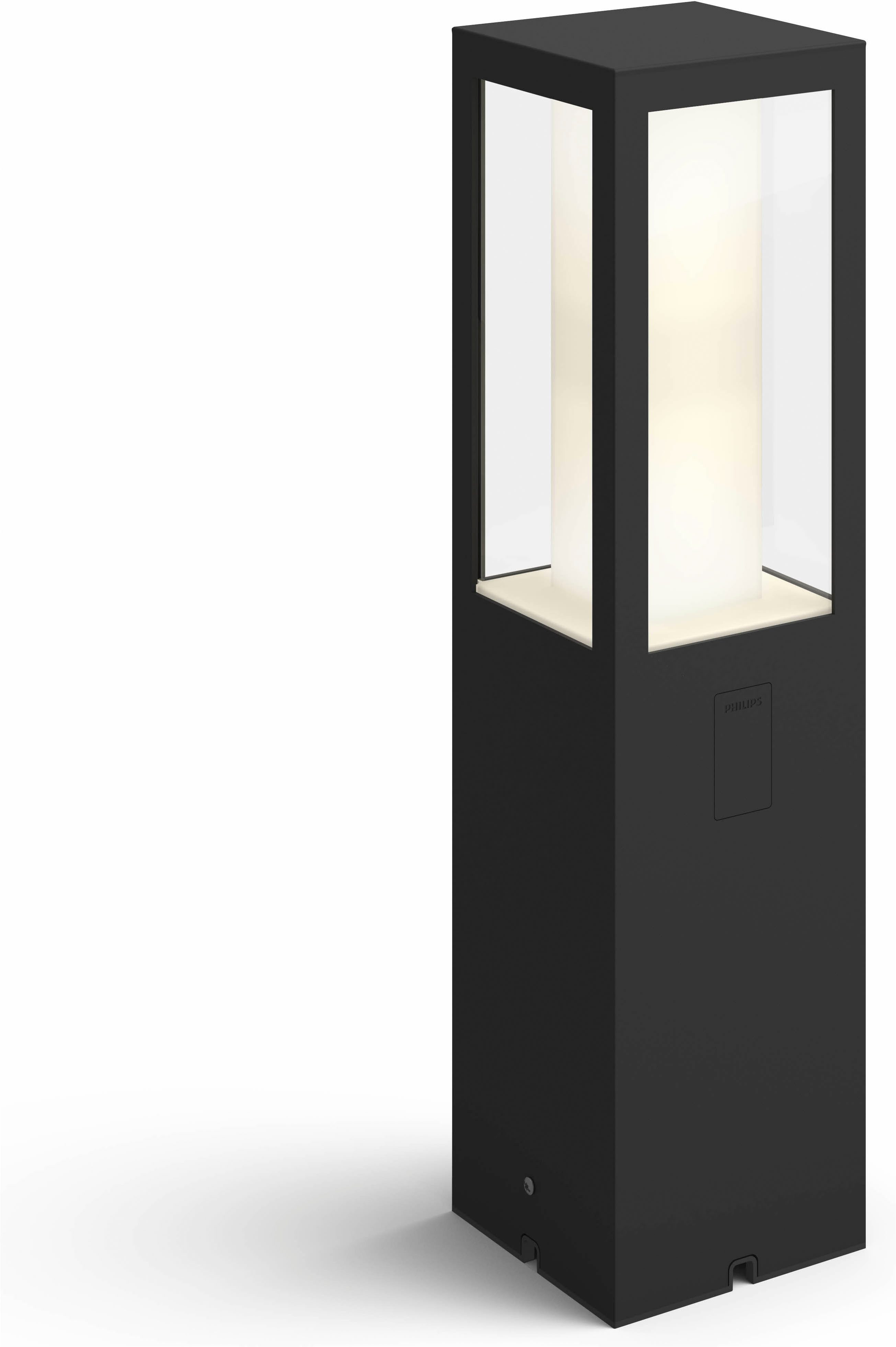 Philips Hue LED Sockelleuchte Outdoor White & Color Ambiance Impress Erweiterung Niedervolt, Abschaltautomatik, Bluetooth, CCT - über Fernbedienung, Dimmfunktion, Einschlafhilfe, Farbsteuerung, Farbwechsel, Memory, nach Trennung vom Netz, Nachtlichtfunktion, RGB, Smart Home, Timerfunktion, Weckerfunktion, dimmbar über Fernbedienung, erweiterbar, mehrere Helligkeitsstufen, LED fest integriert, Farbwechsler, RGB, warmweiß - kaltweiß, App- & Sprachsteuerung, Smart Home, Farbe & Weiß, Niedervolt-System